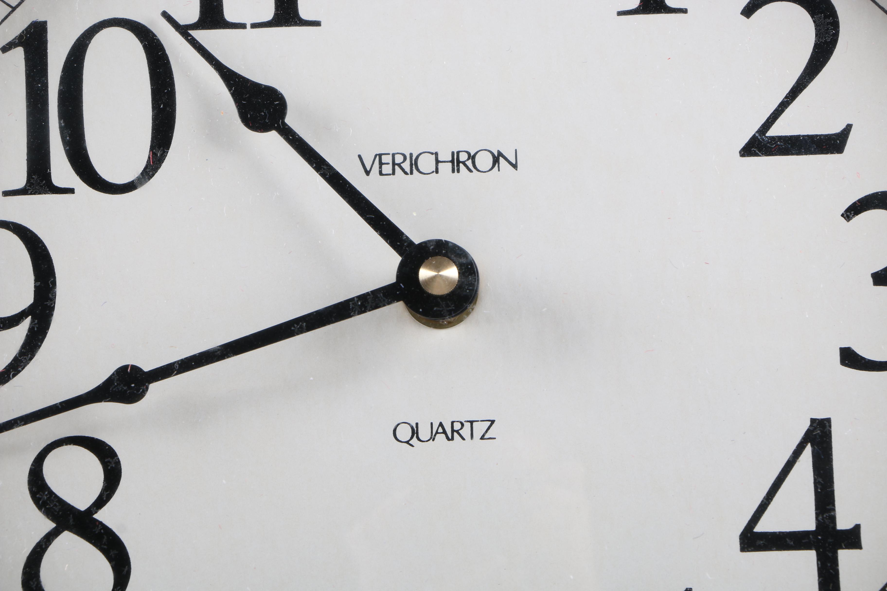 Verichron Wood Wall Clock