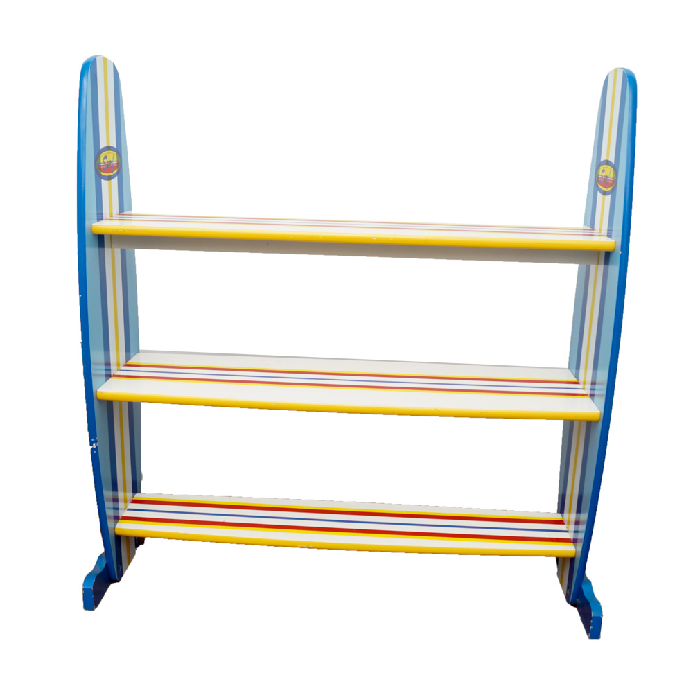 Surfboard Motif Shelf