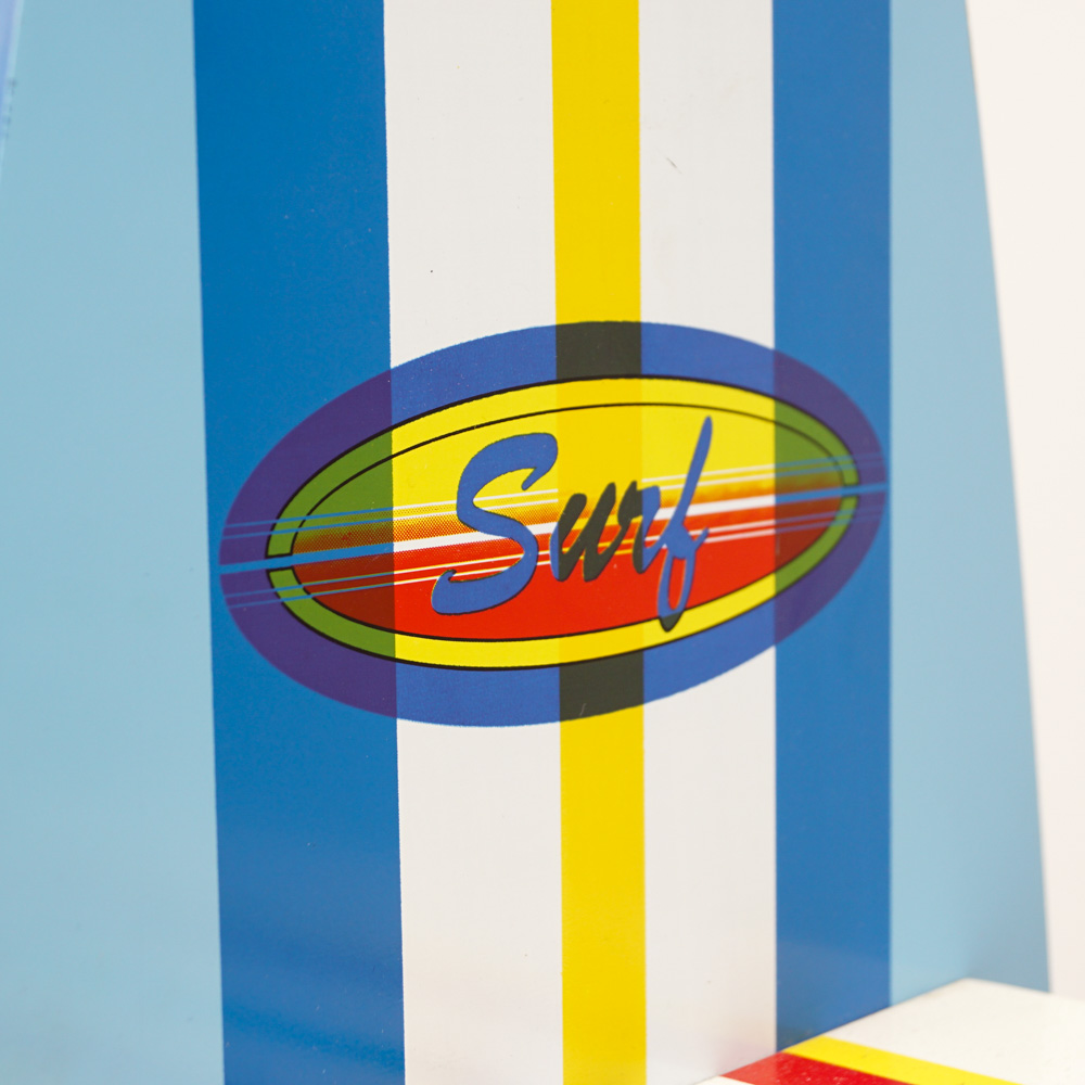 Surfboard Motif Shelf