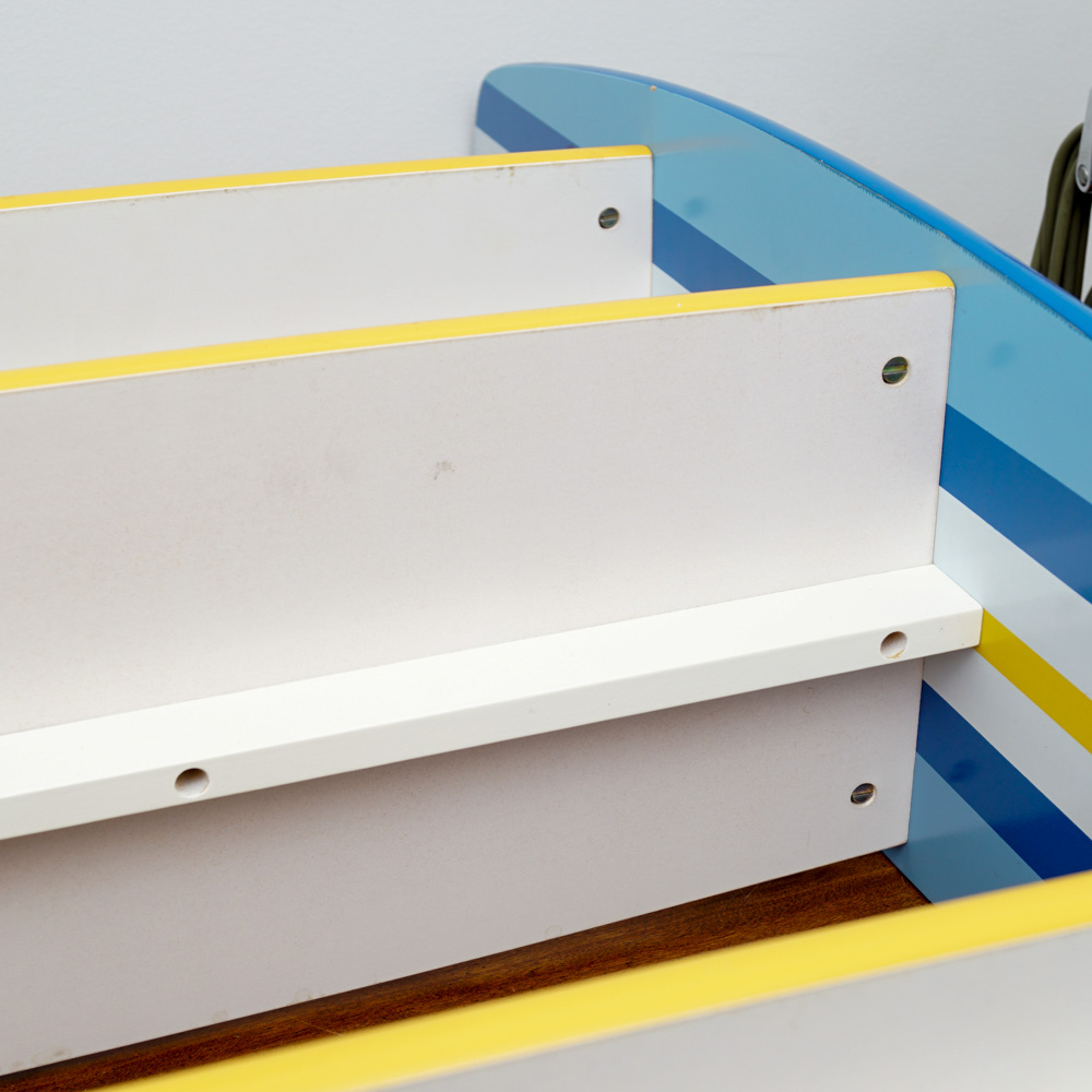 Surfboard Motif Shelf