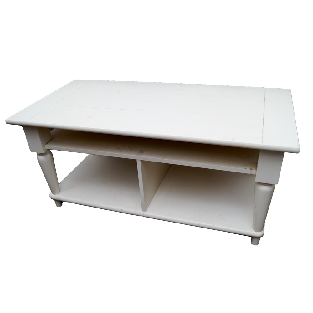 Traditional Style Painted Coffee Table