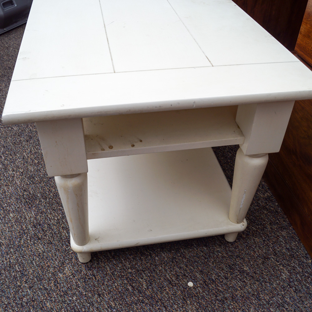 Traditional Style Painted Coffee Table