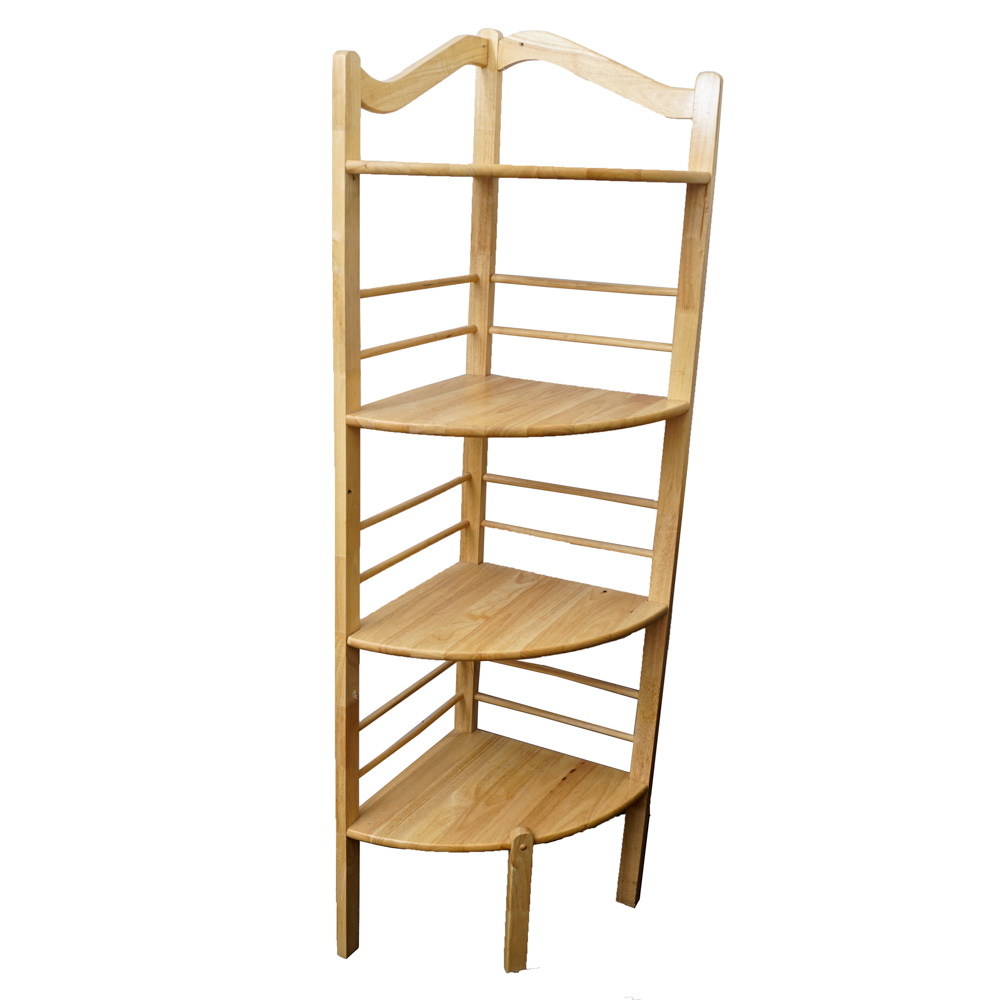 Wooden Corner Shelf