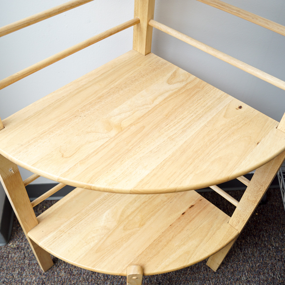 Wooden Corner Shelf