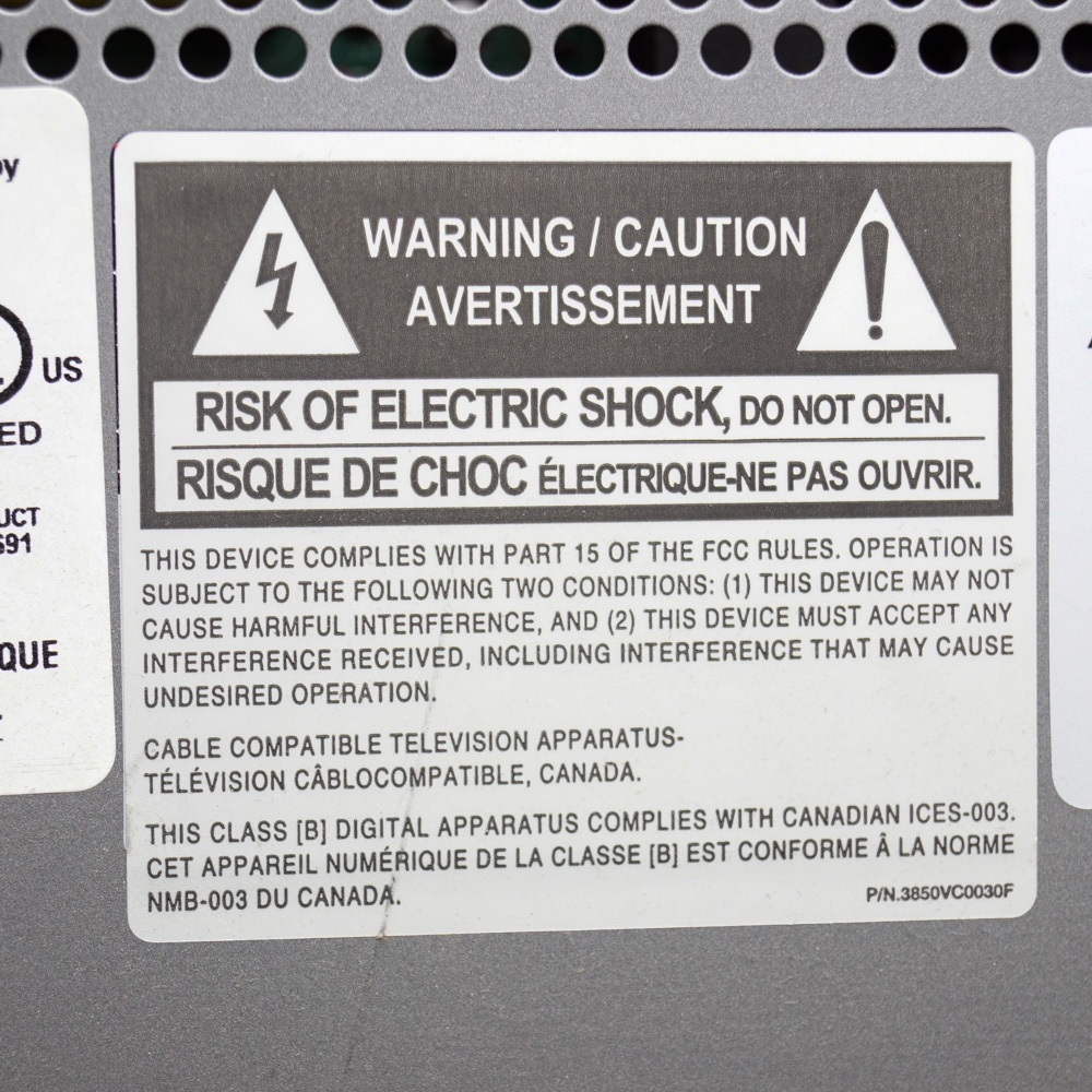 Zenith Television with Wall Mount