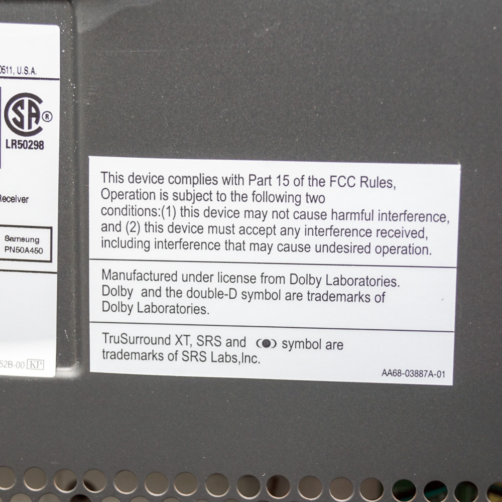 Samsung 50" Television with Mount