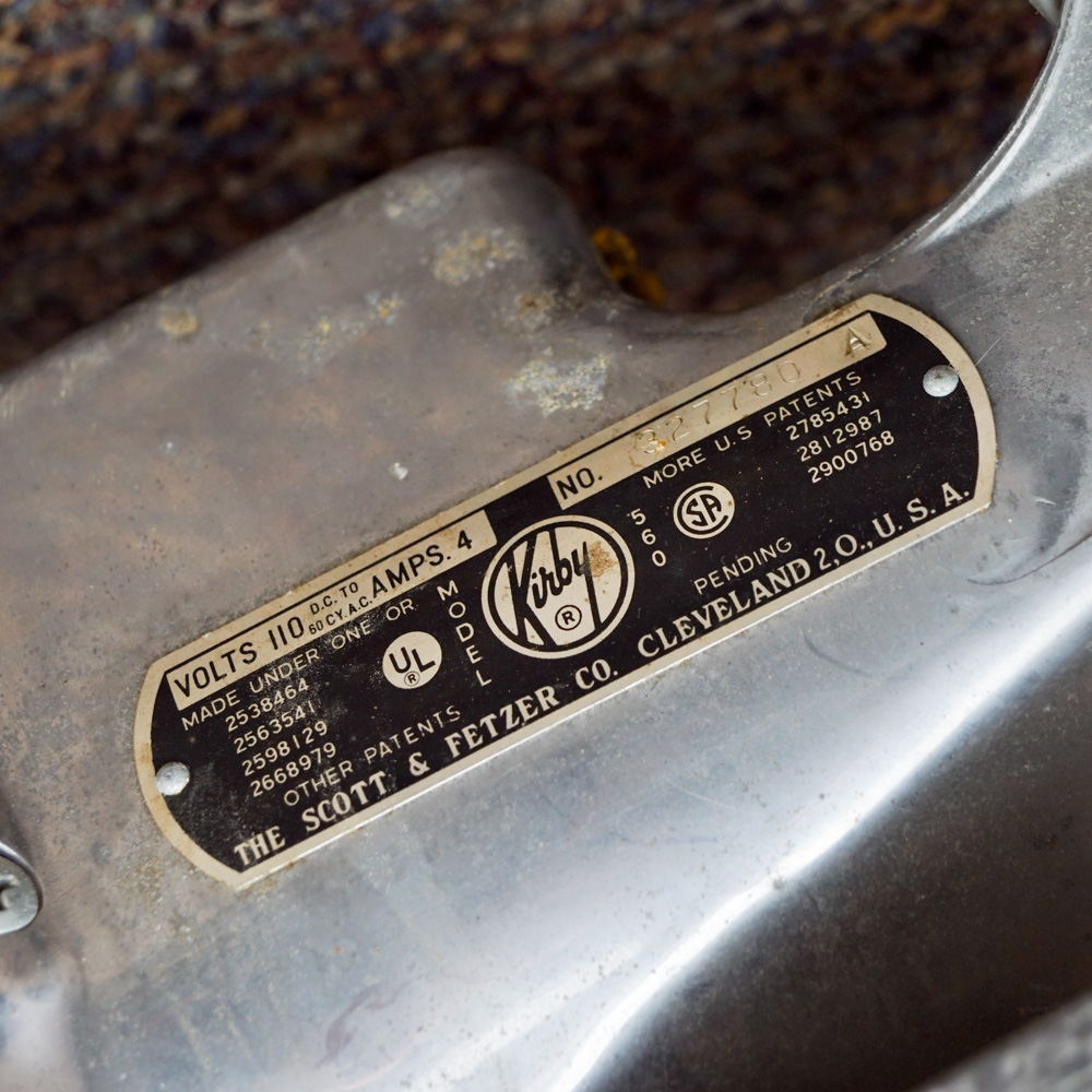 Kirby Model 560 Upright Vacuum, Circa 1960