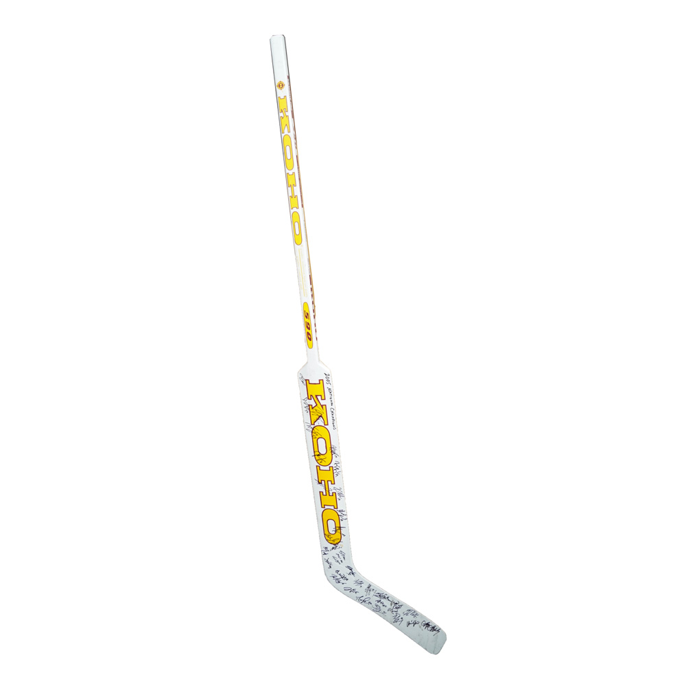 2005 Autographed University of Denver Goalie Stick