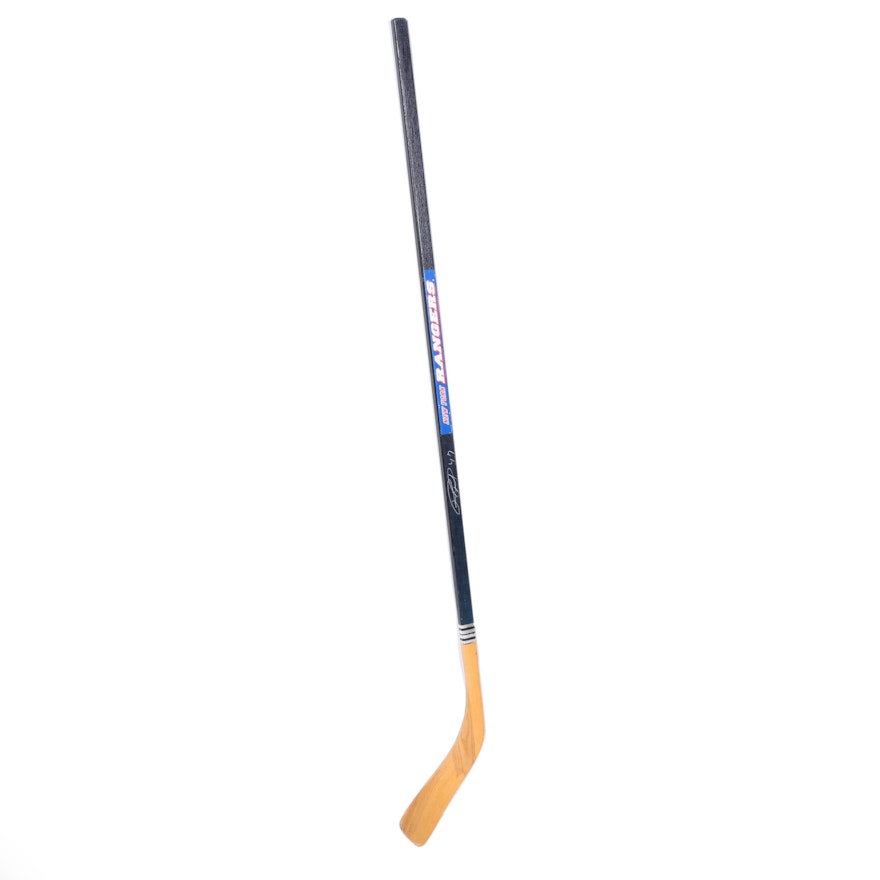 Autographed Rich Pilon Hockey Stick