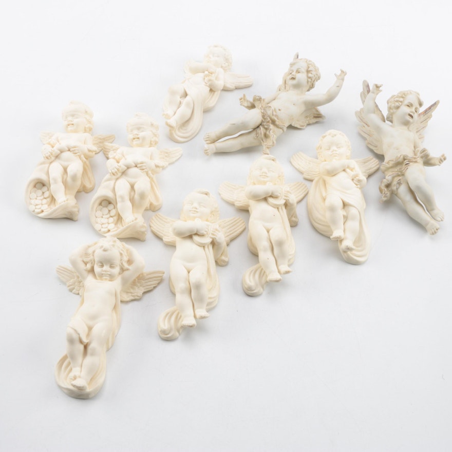 Ceramic Cherub Figurines