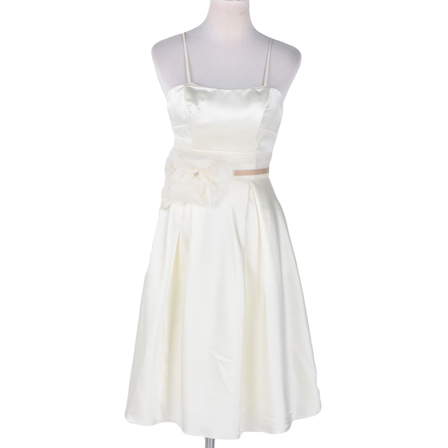 Women's Party Dress and Floral Sash