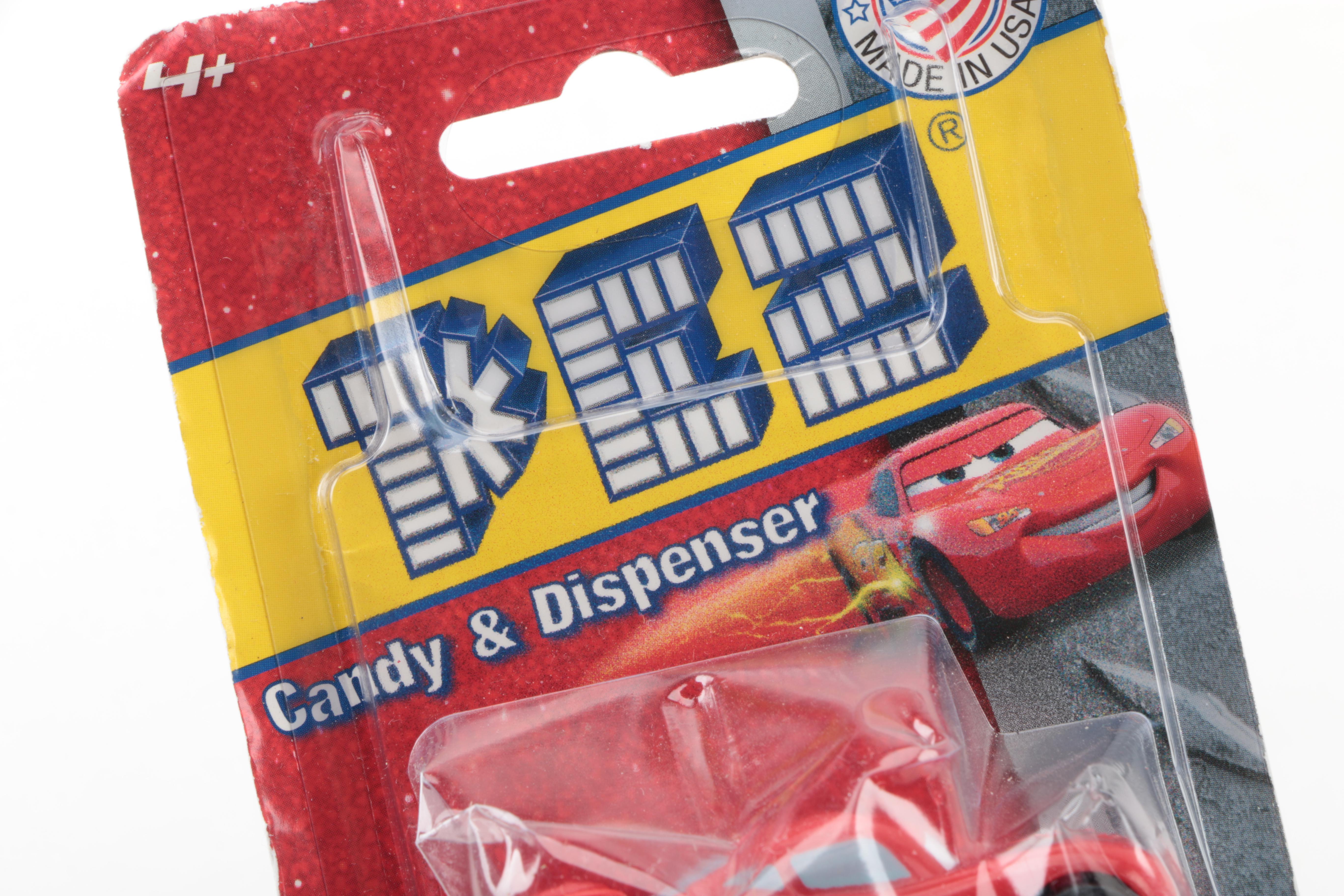 CVS Truck and Disney "Cars" Themed Detachable Pull & Go Vehicles Pez Dispensers