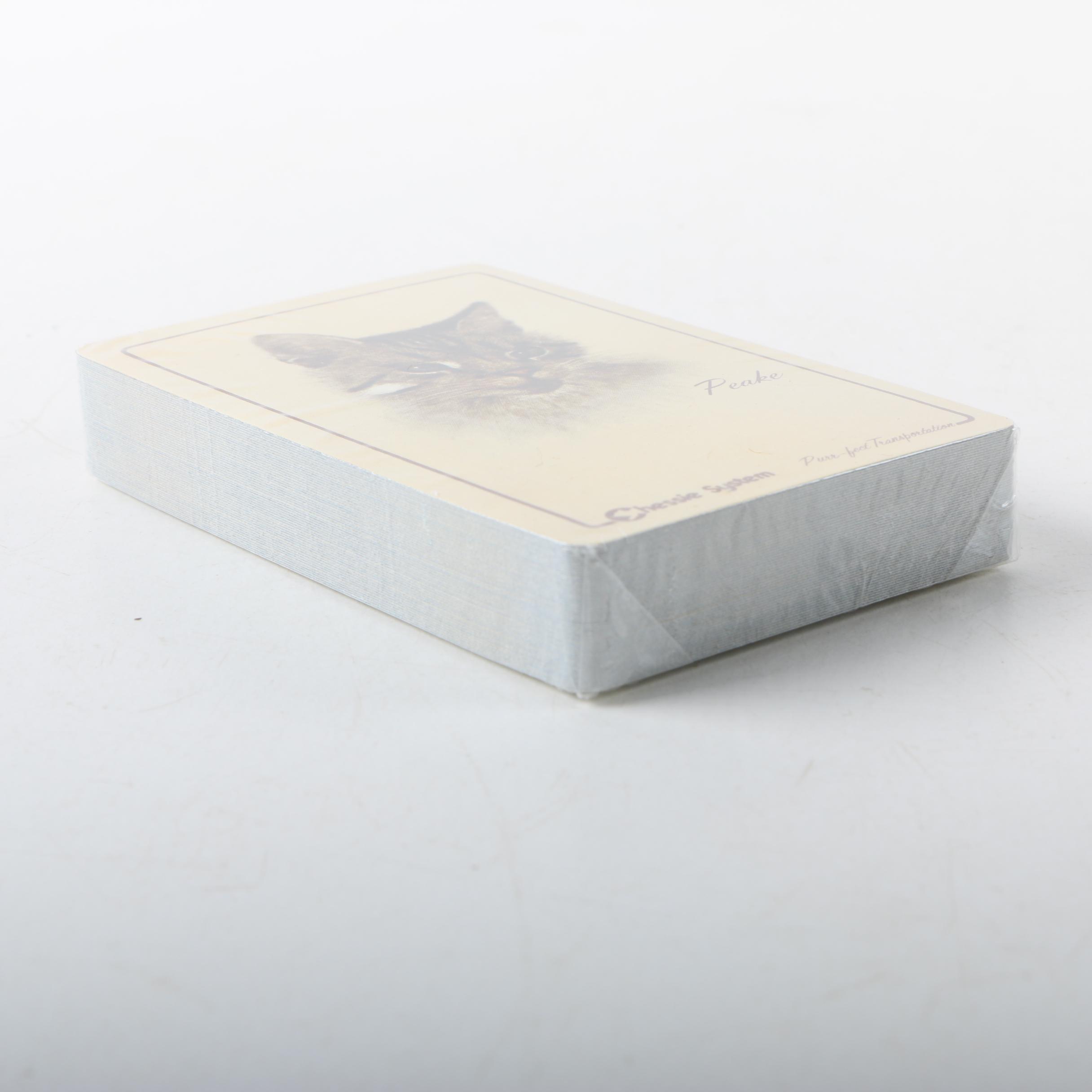 Vintage Chessie System "Chessie" and "Peake" Playing Cards