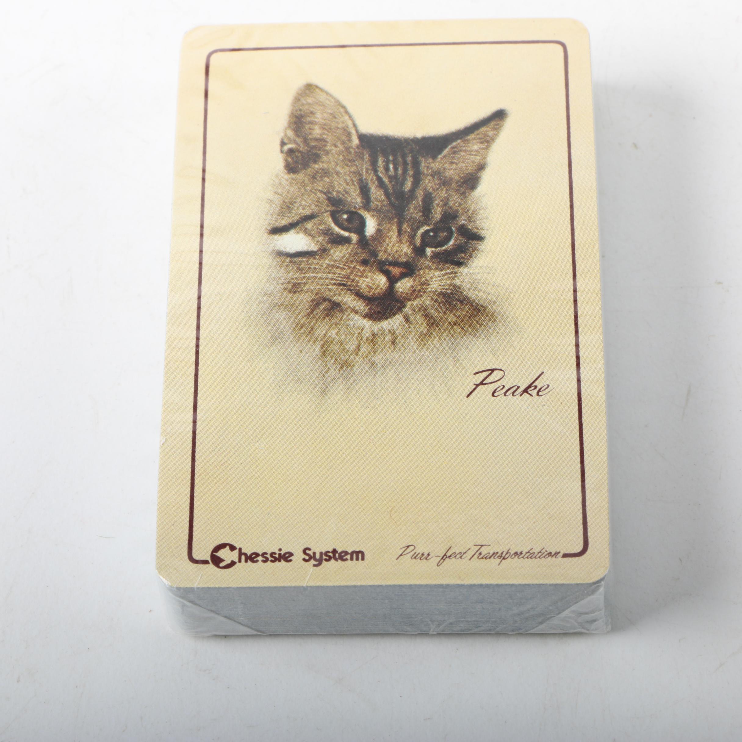 Vintage Chessie System "Chessie" and "Peake" Playing Cards