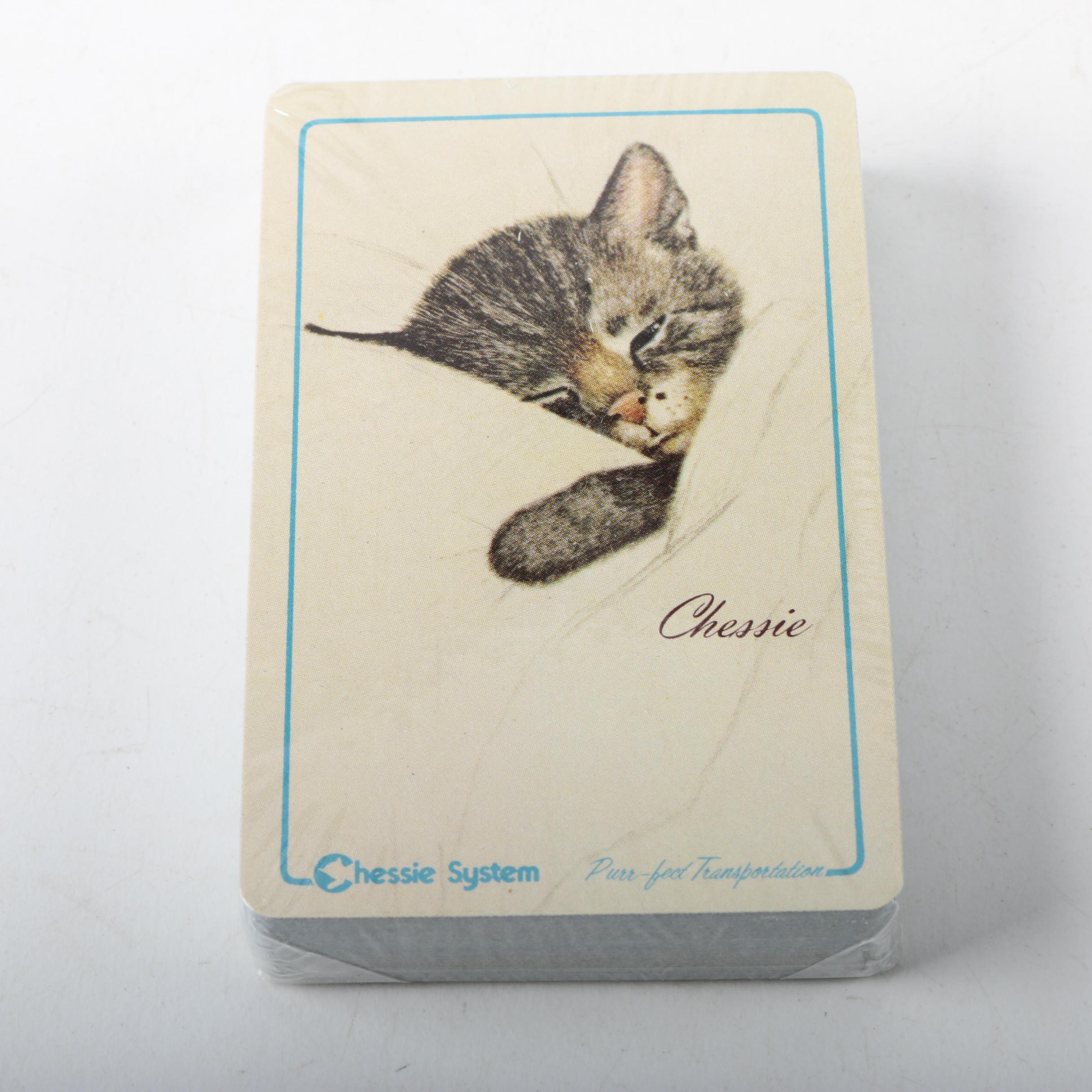 Vintage Chessie System "Chessie" and "Peake" Playing Cards