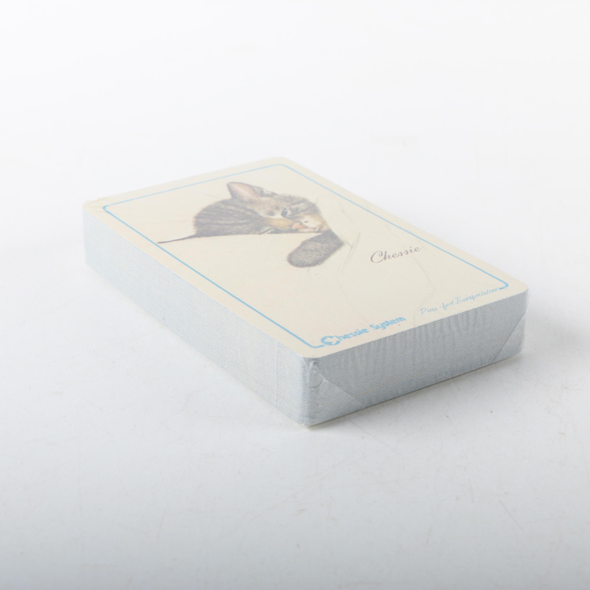 Vintage Chessie System "Chessie" and "Peake" Playing Cards