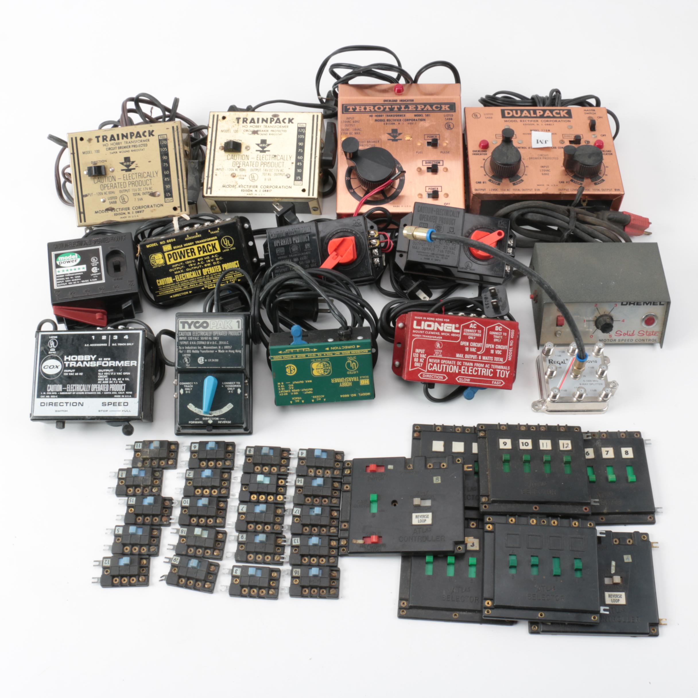 Model Train Transformers, Switches and Accessories