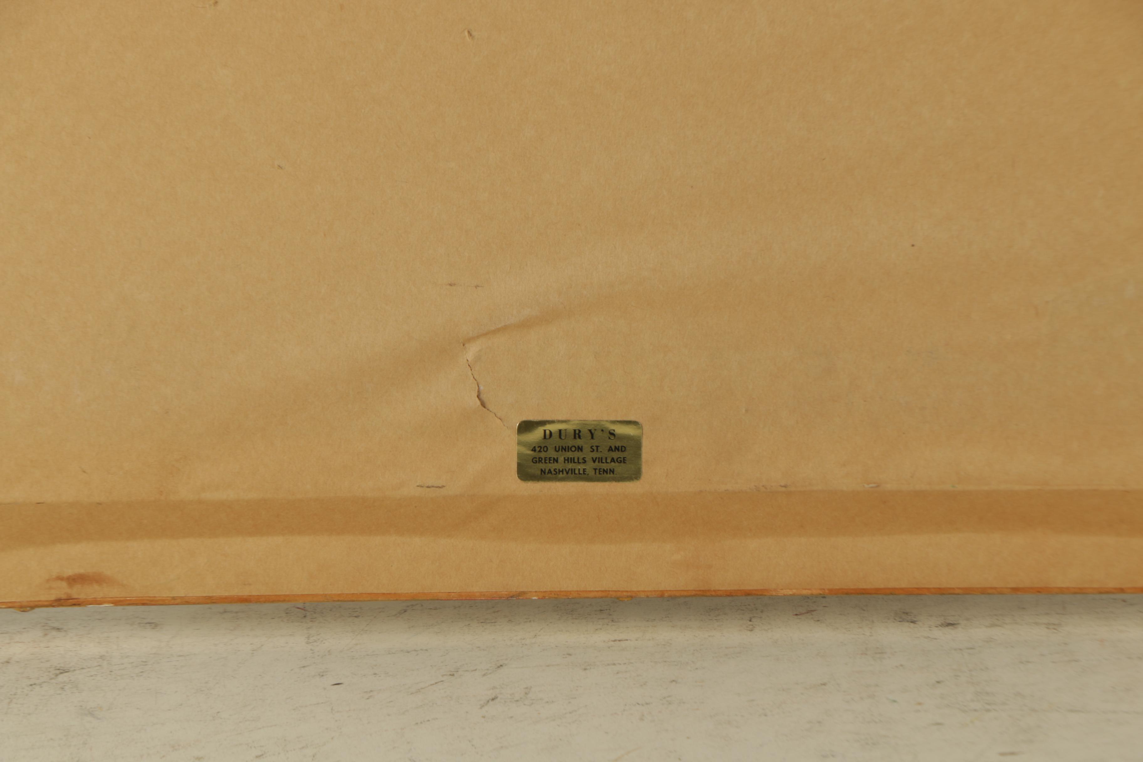 Eastin Pastel Drawing on Paper of Portrait