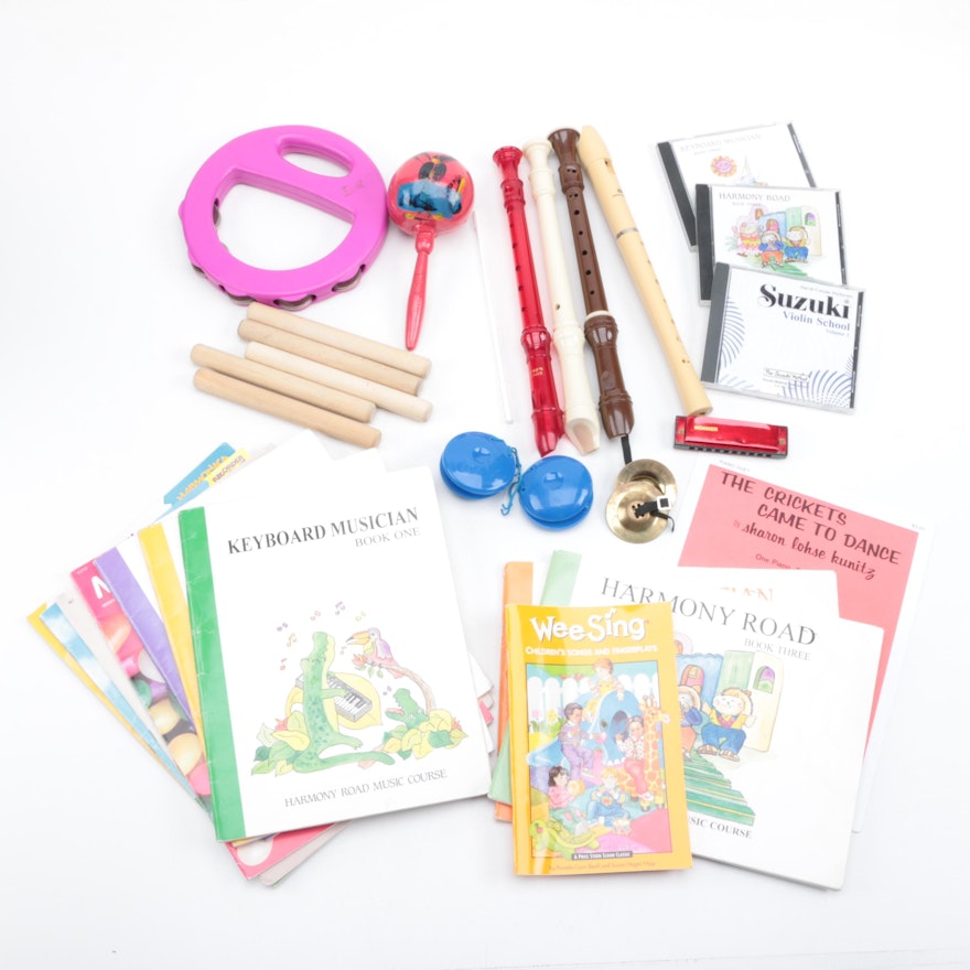 Children's Musical Instruments, CDs, and Sheet Music