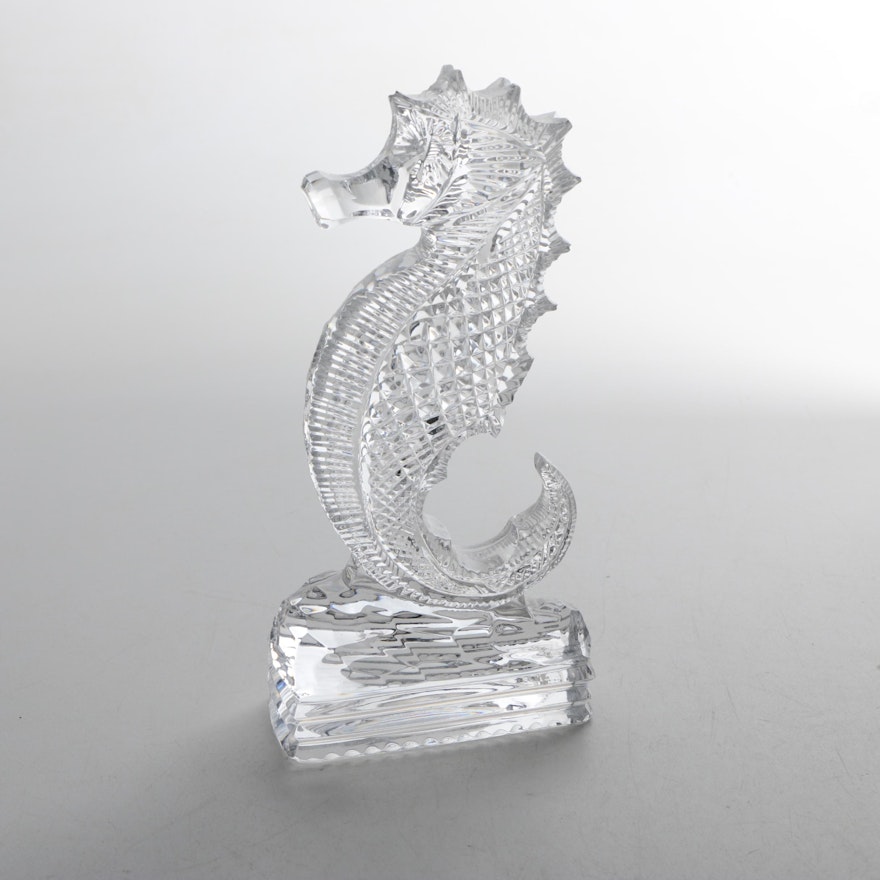 Waterford Crystal Seahorse Figurine