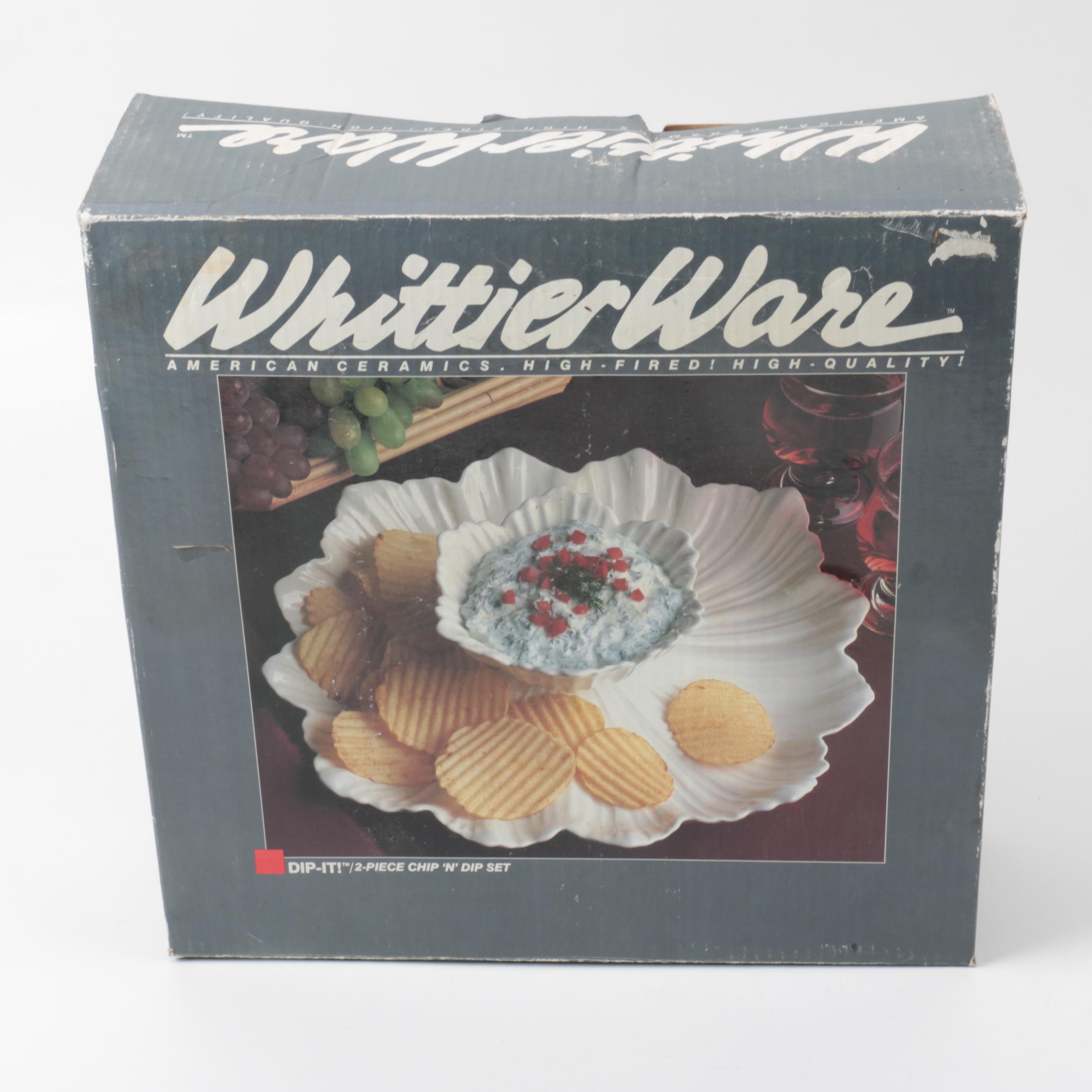Whittierware "Dip-It!" Chip 'n' Dip Set