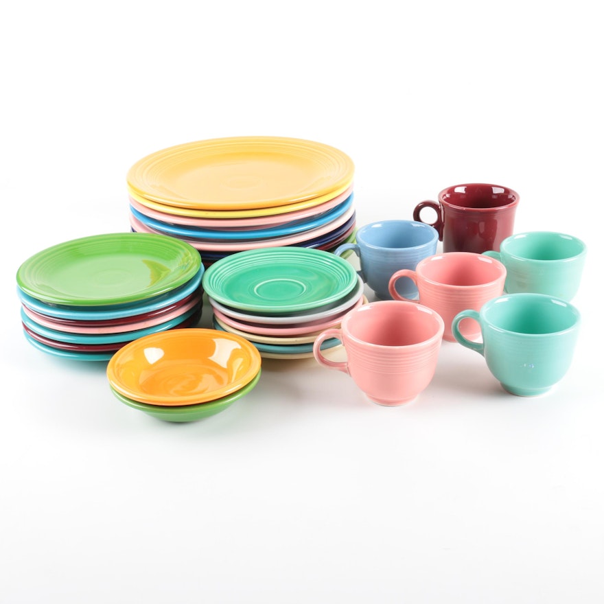 Assorted Fiesta Tableware