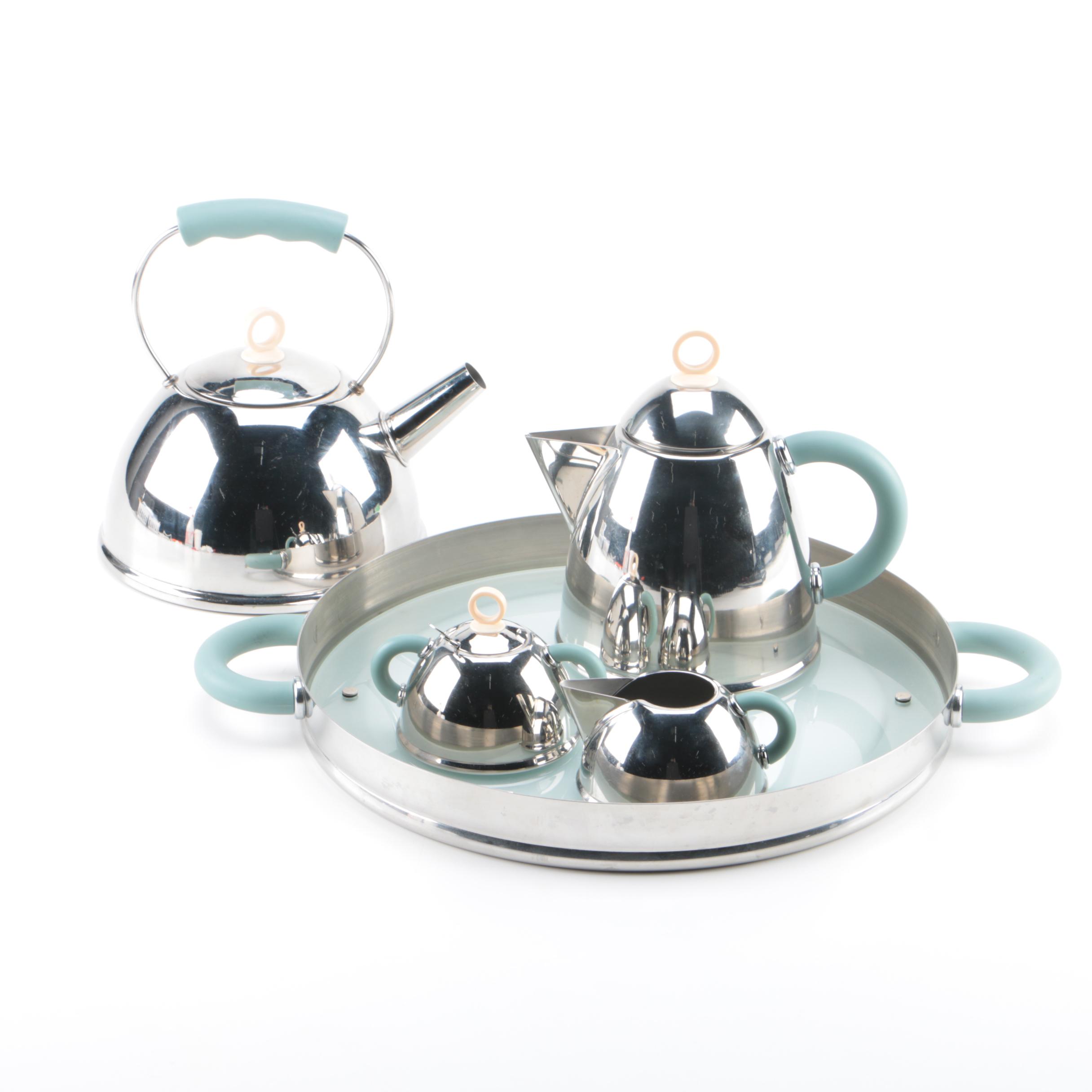 Taiwanese Stainless Tea Set with Kettle