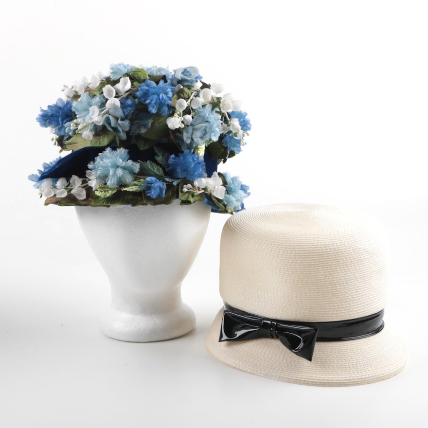 PRIORITY-Circa 1960s Vintage Hats by Cain-Sloan and Ranleigh