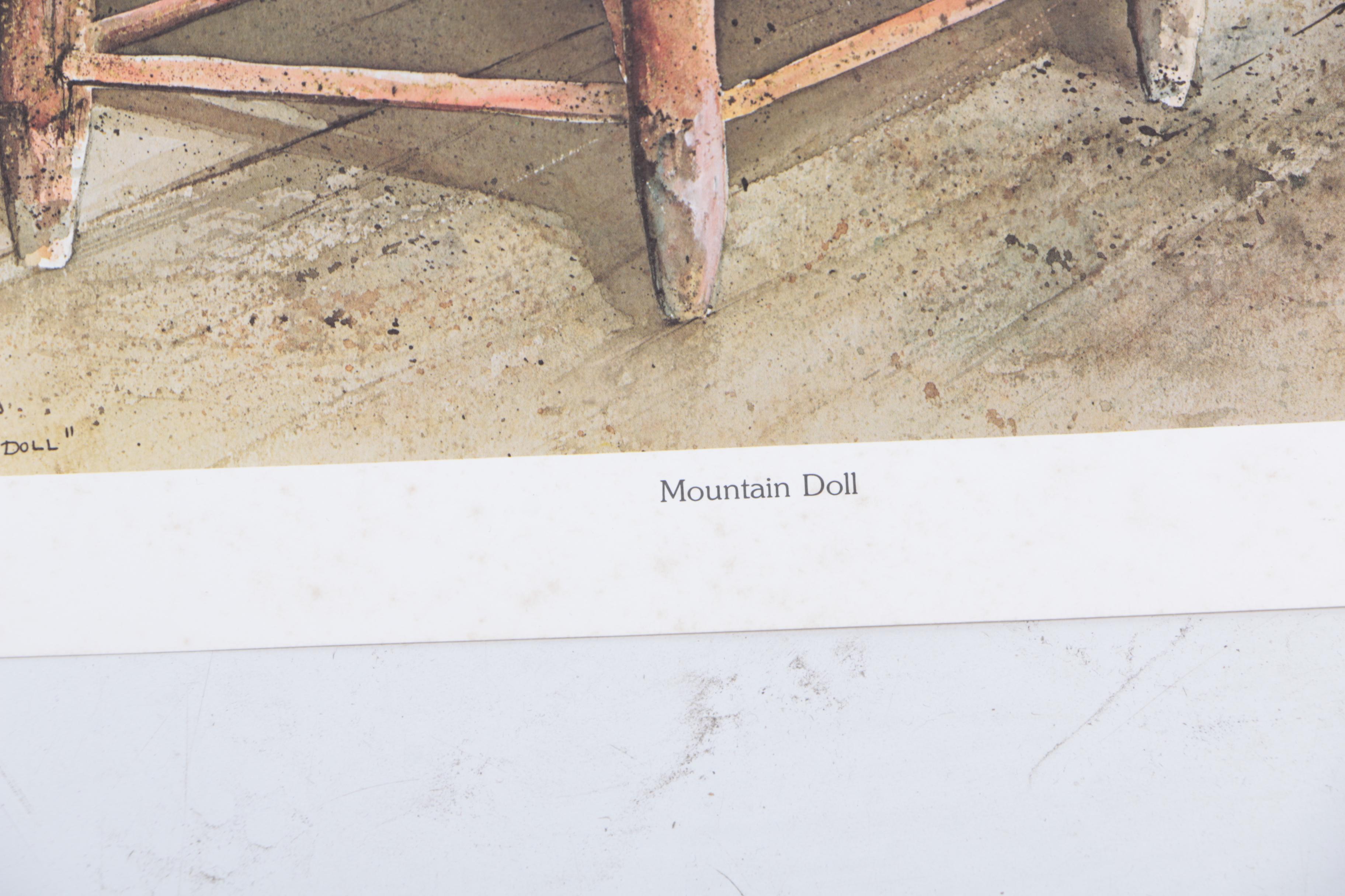 Harold Lovell Exhibition Poster and Offset Lithographs Including Limited Edition