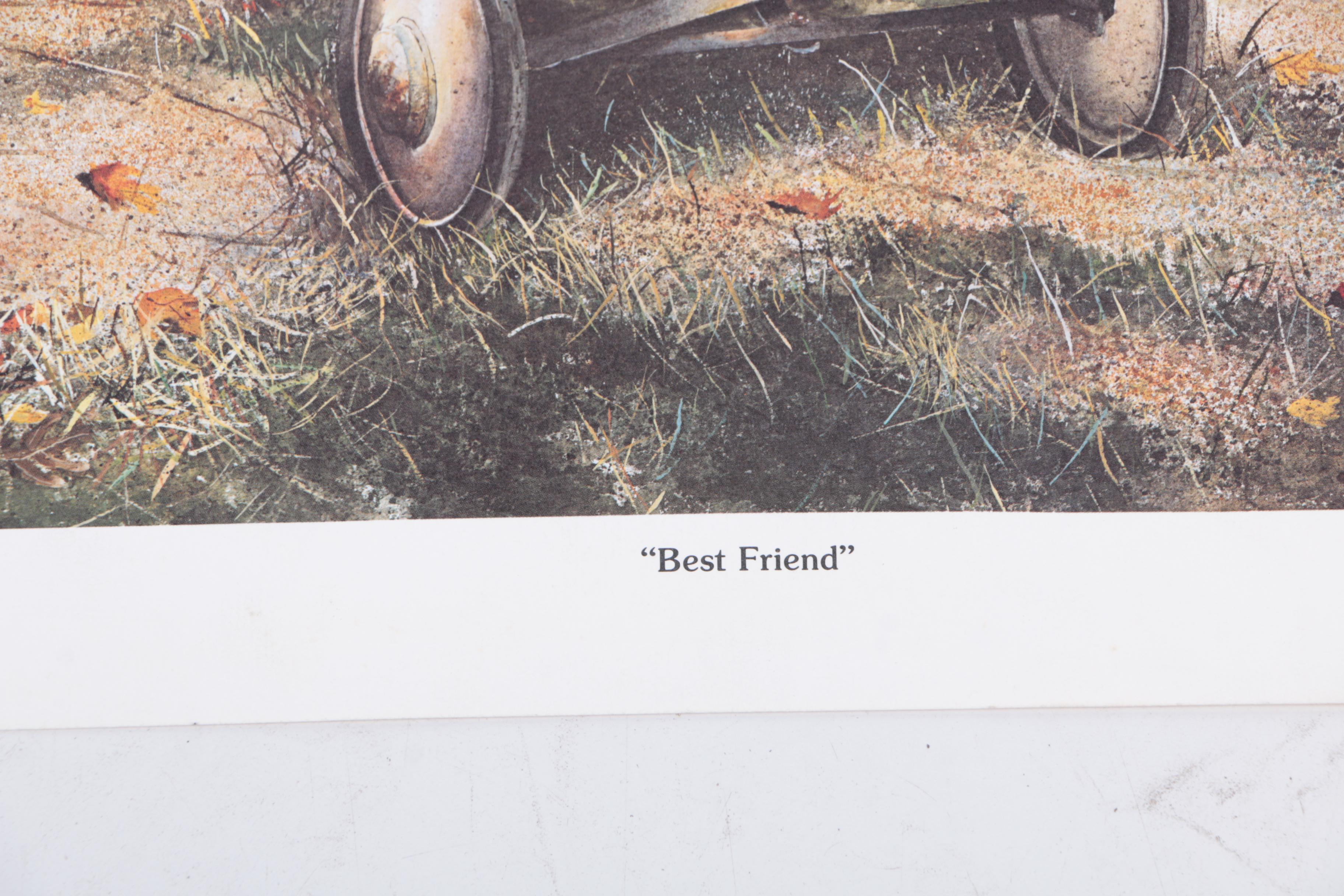 Harold Lovell Exhibition Poster and Offset Lithographs Including Limited Edition