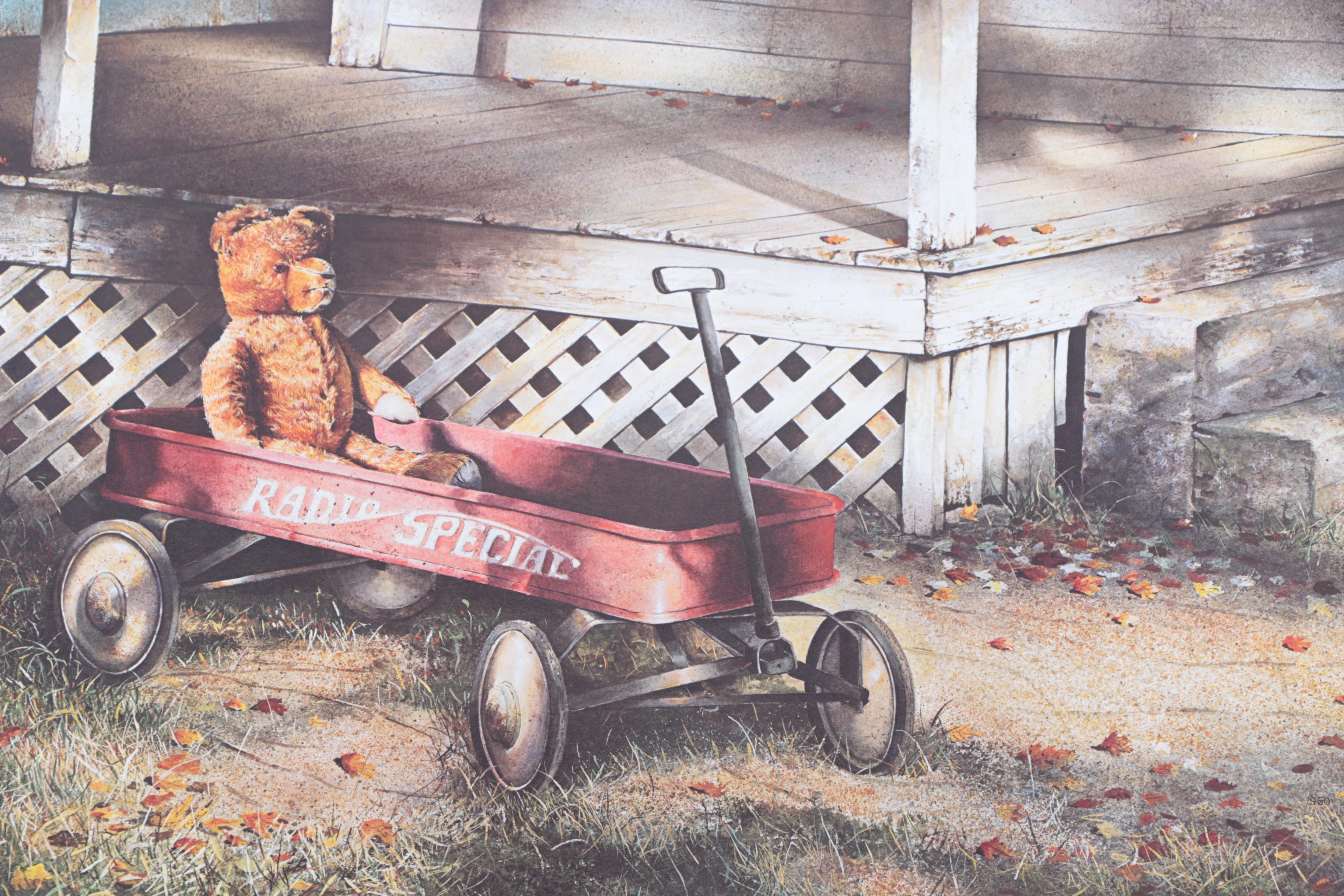 Harold Lovell Exhibition Poster and Offset Lithographs Including Limited Edition