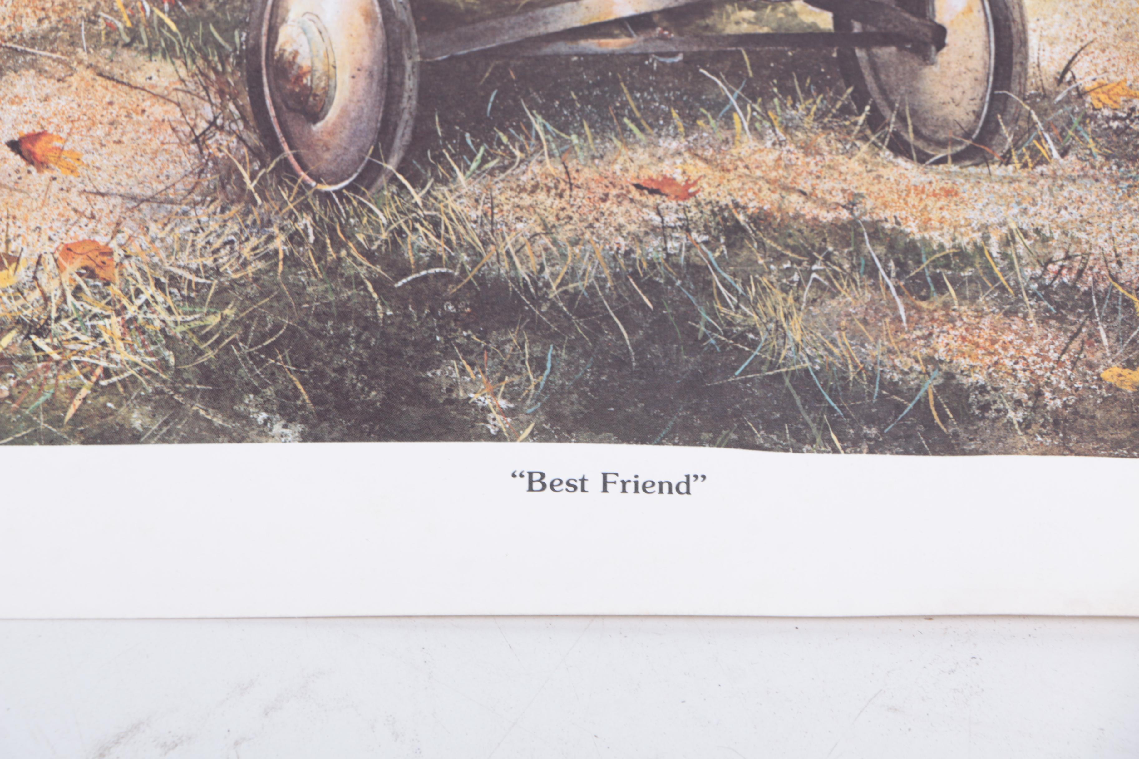 Harold Lovell Exhibition Poster and Offset Lithographs Including Limited Edition