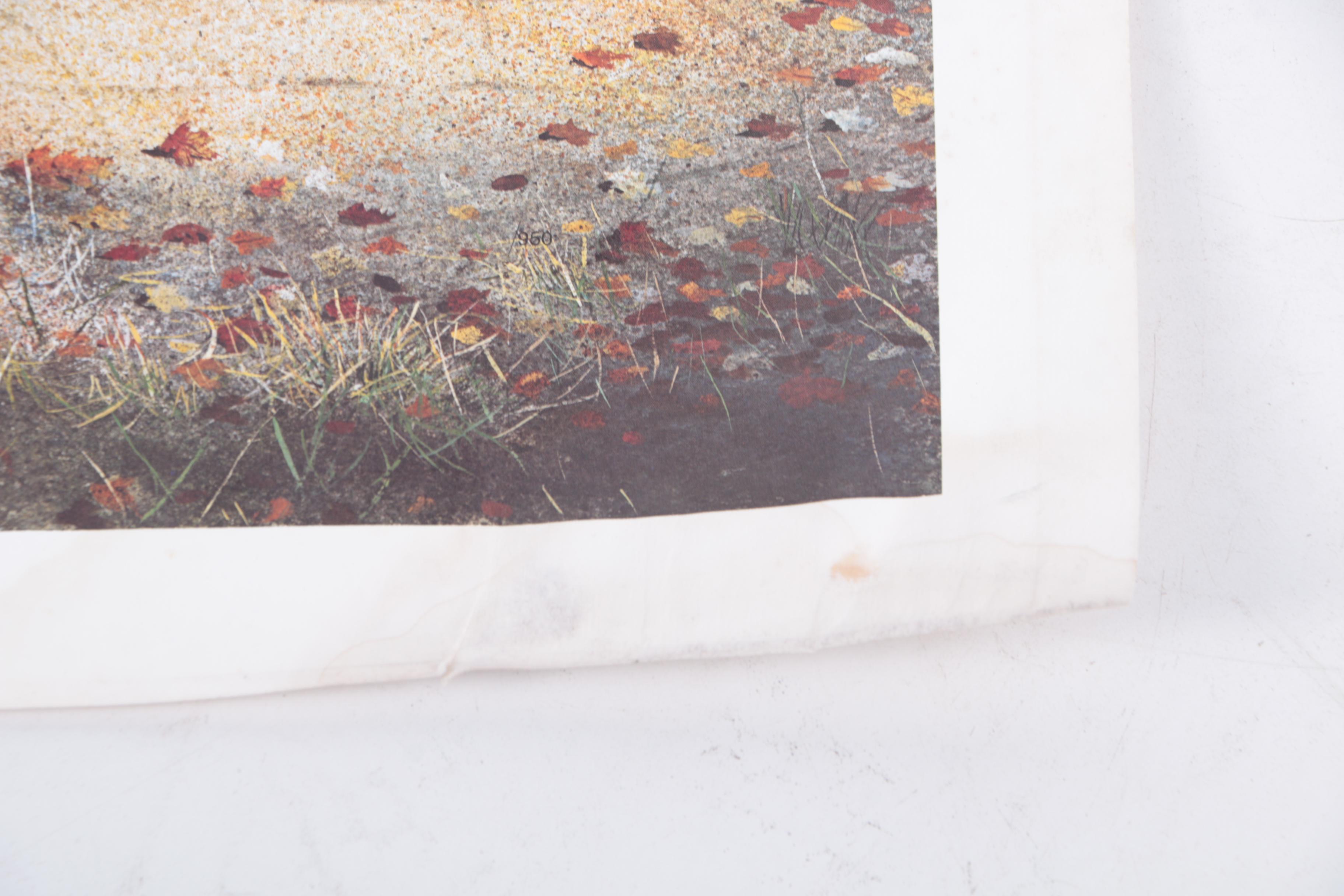 Harold Lovell Exhibition Poster and Offset Lithographs Including Limited Edition