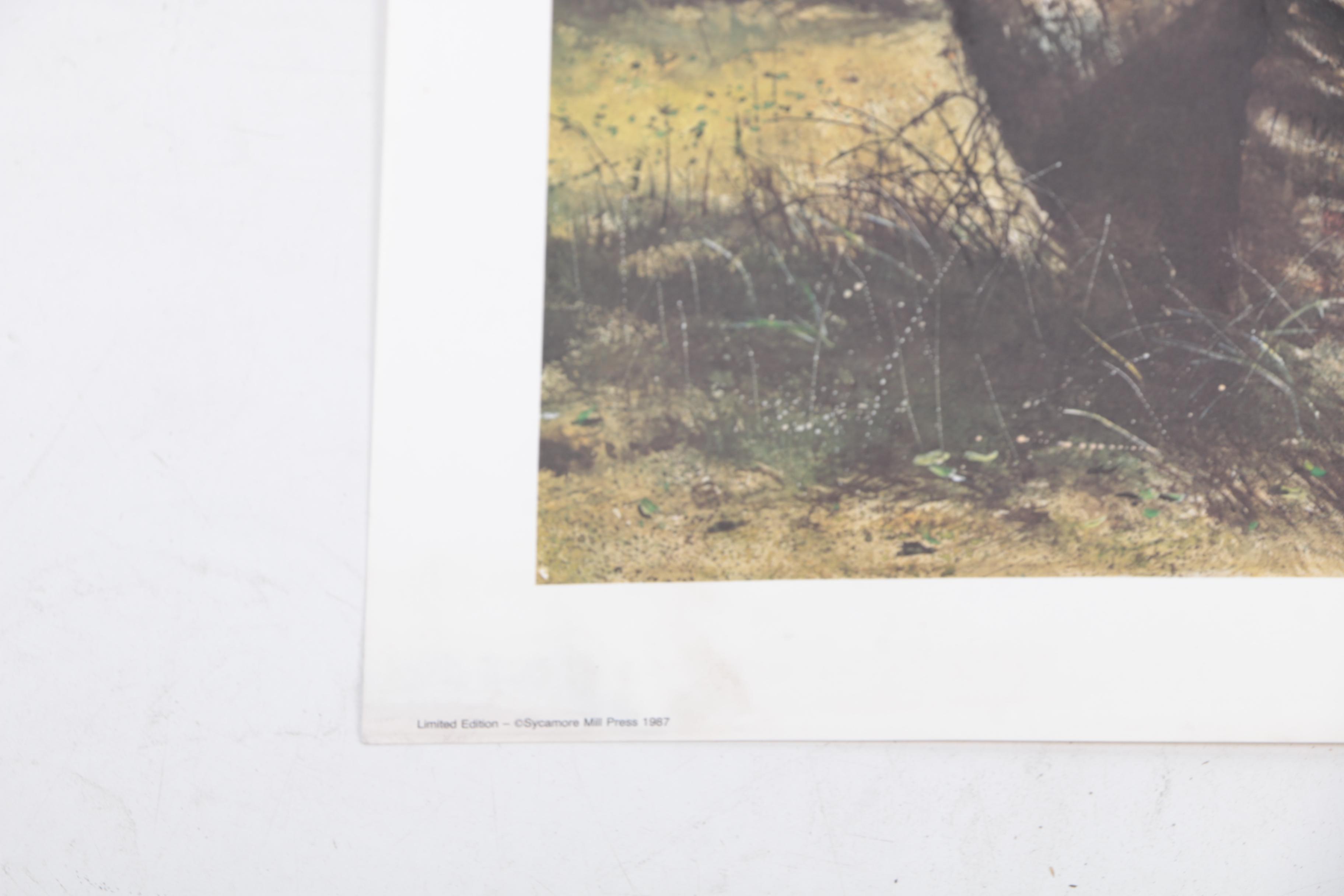 Harold Lovell Exhibition Poster and Offset Lithographs Including Limited Edition