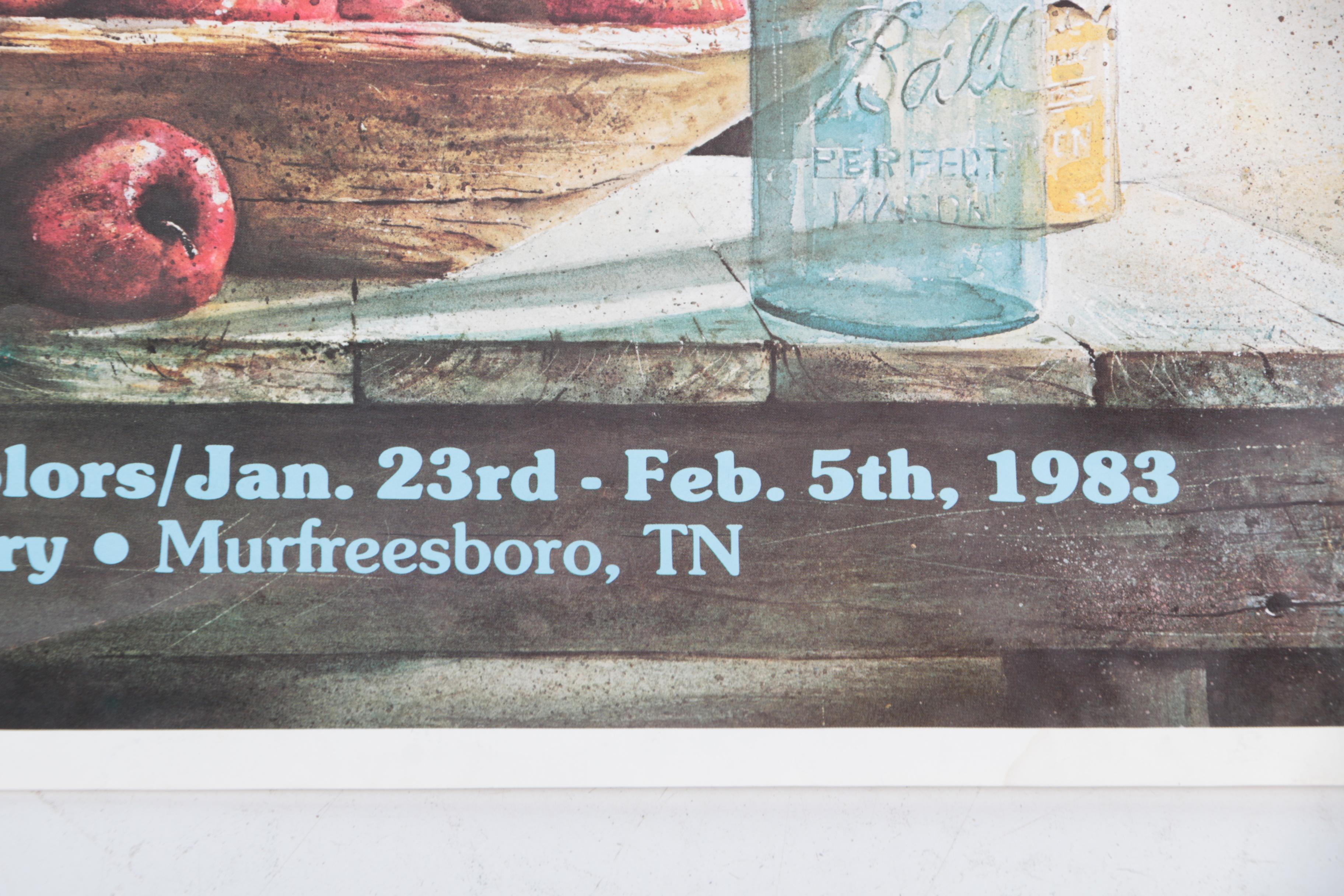 Harold Lovell Exhibition Poster and Offset Lithographs Including Limited Edition