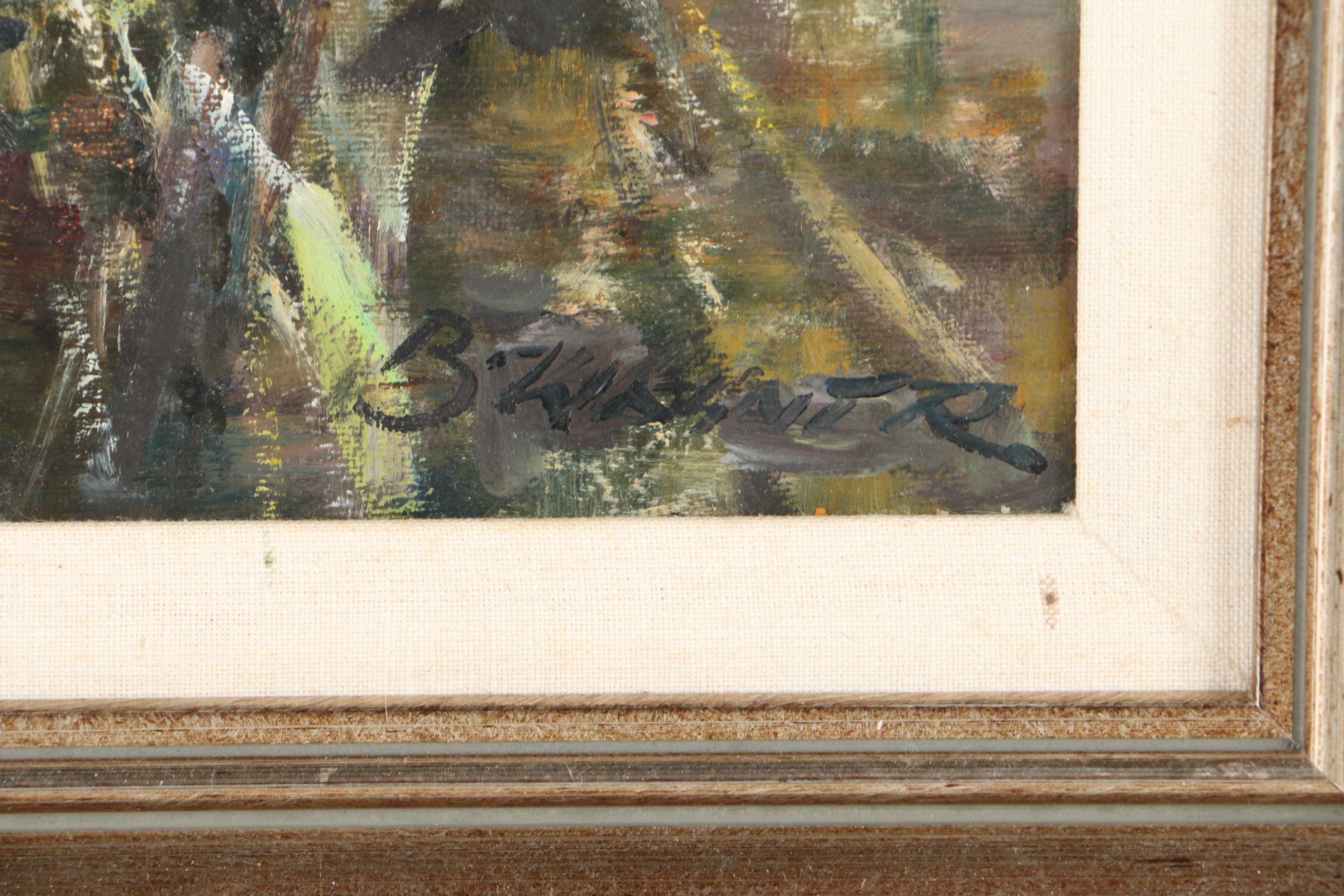 Two Signed Oil Paintings on Canvas Including Pierre Sorel