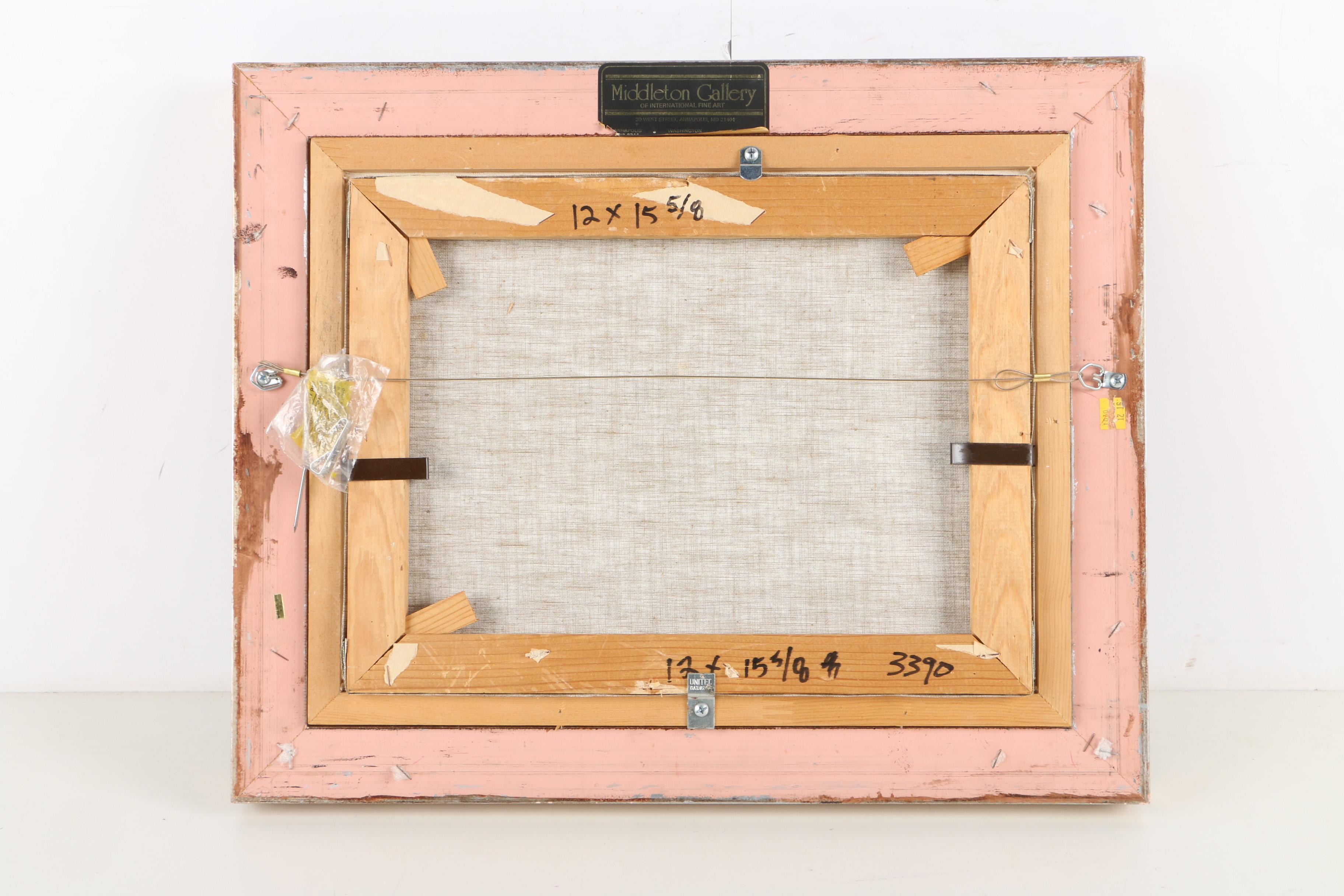 Two Signed Oil Paintings on Canvas Including Pierre Sorel