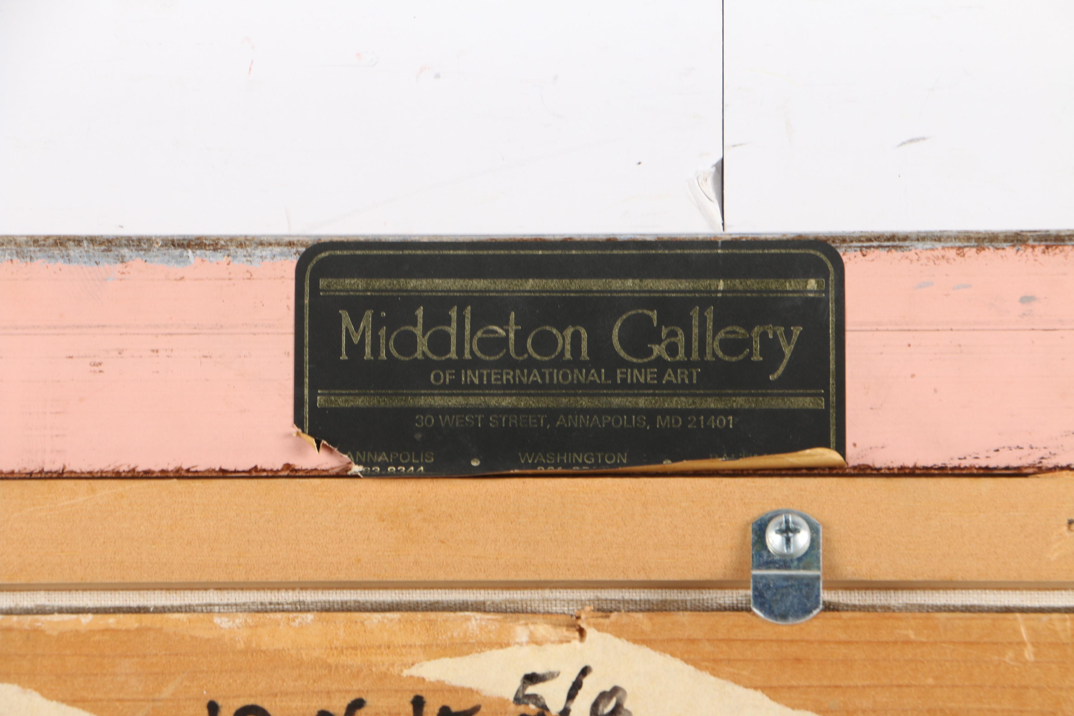 Two Signed Oil Paintings on Canvas Including Pierre Sorel