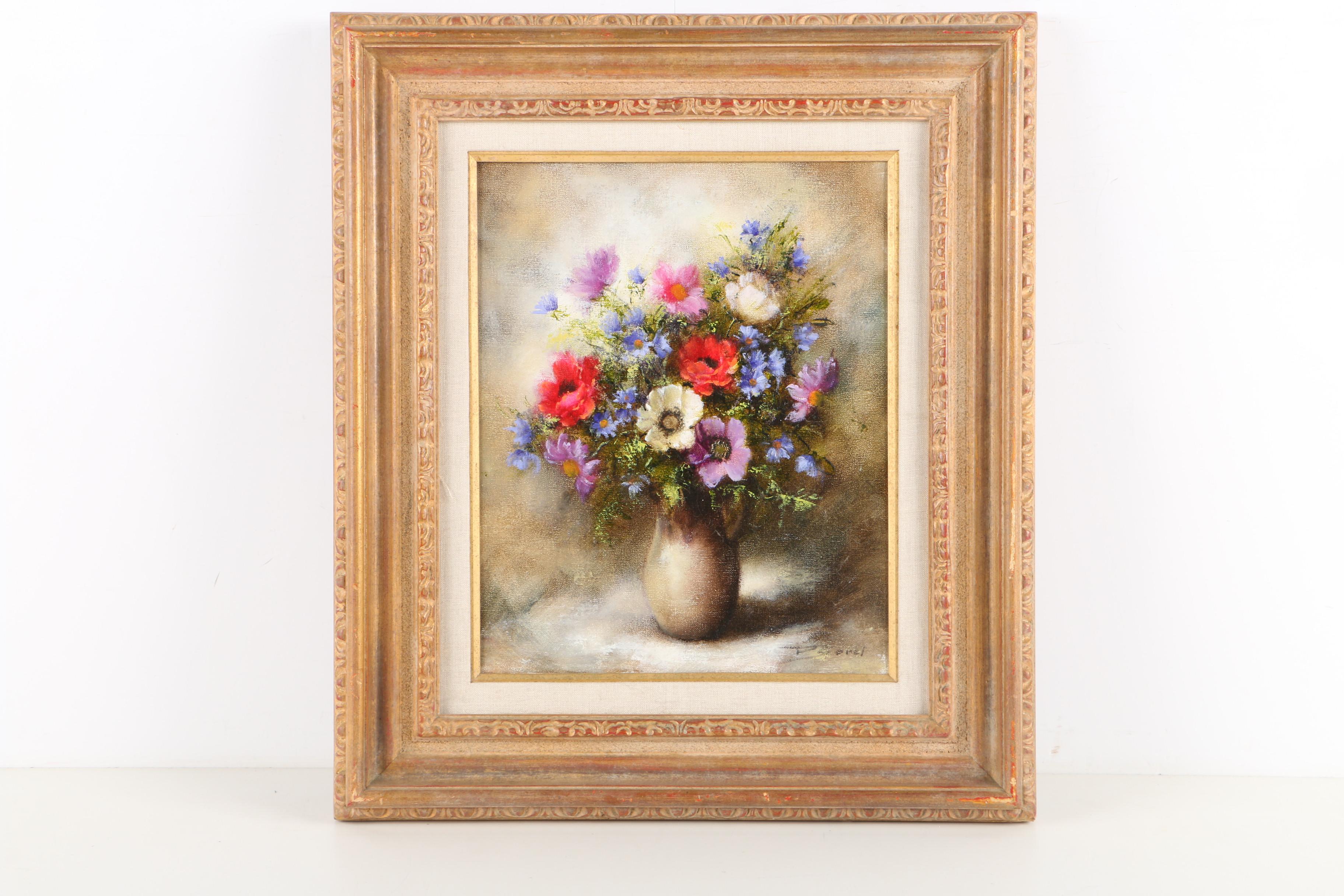 Two Signed Oil Paintings on Canvas Including Pierre Sorel