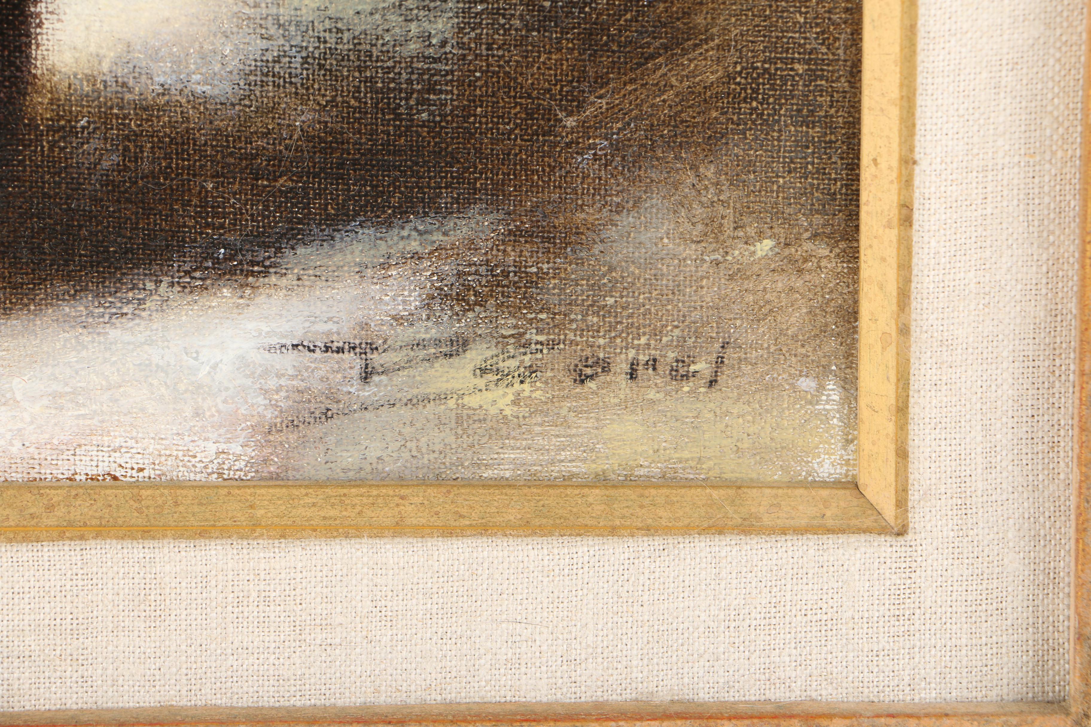 Two Signed Oil Paintings on Canvas Including Pierre Sorel