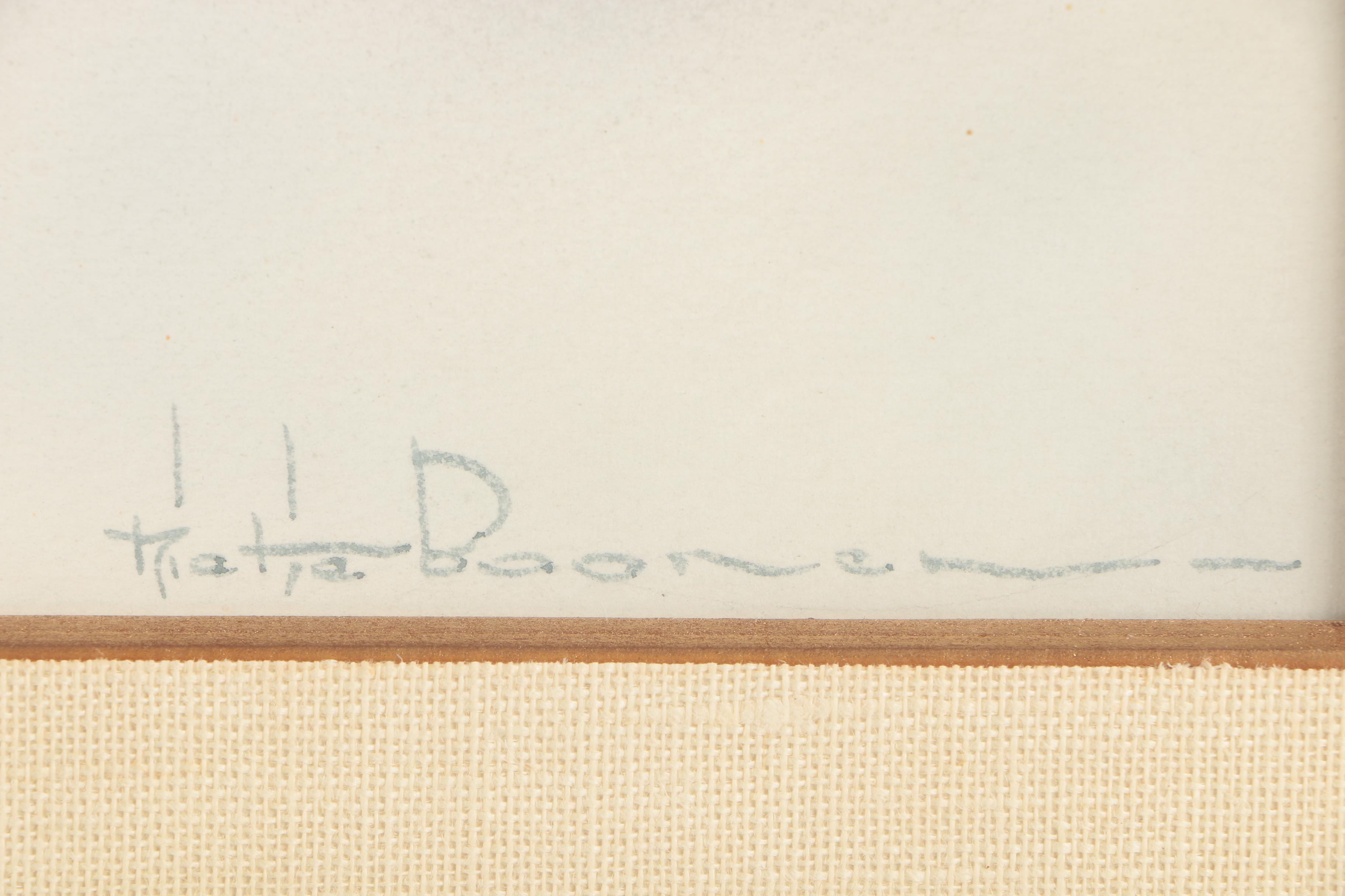 Mietje Boonen Watercolor Painting on Paper "The Four Seasons: Winter"