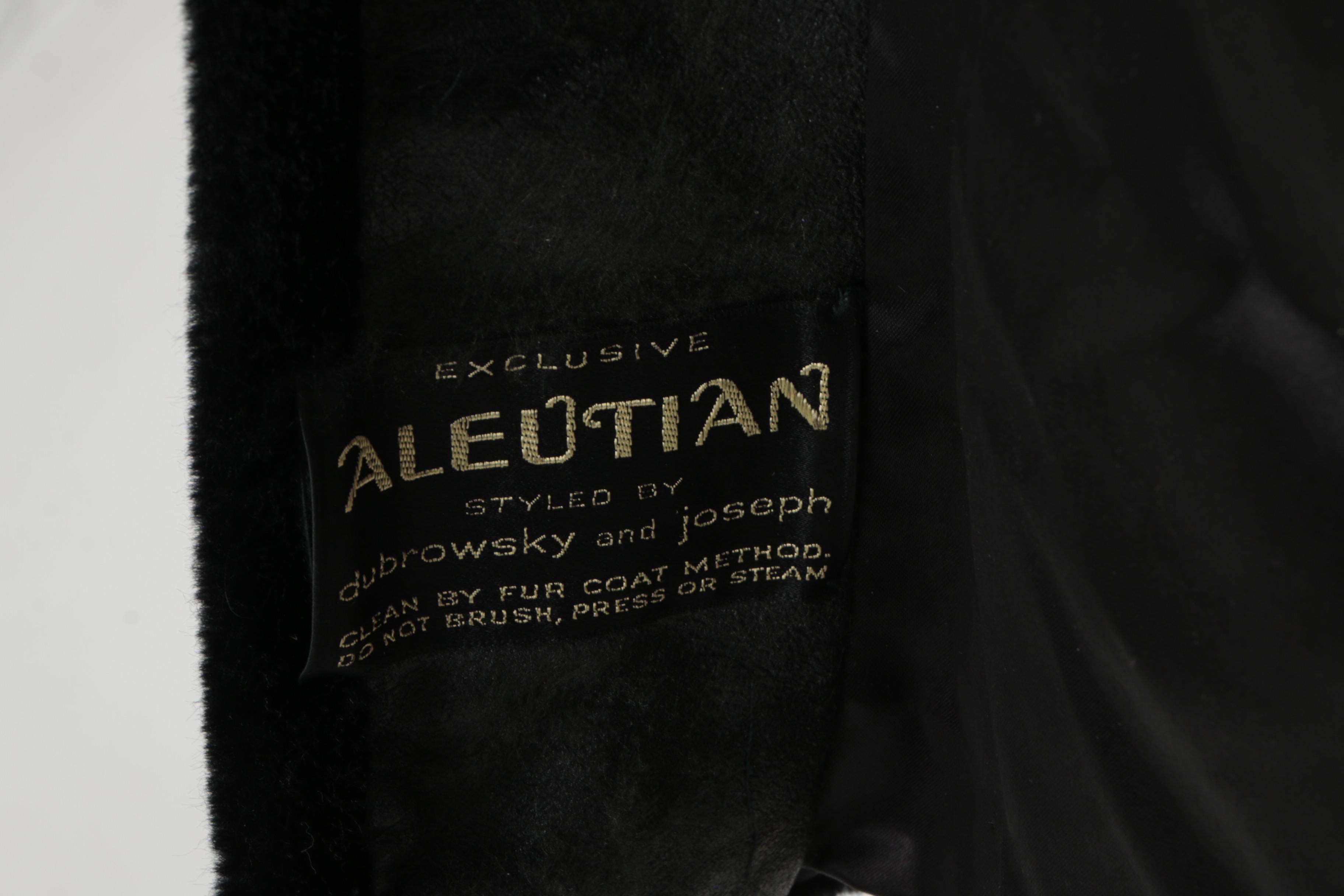 Women's Vintage Aleutian Faux Fur Coat