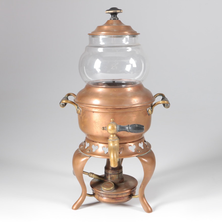 Antique Sternau & Co. Copper Coffee Machine