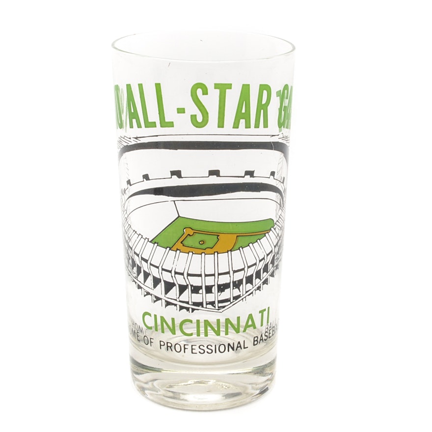 1970 All-Star Game Riverfront Stadium Commemorative Glass