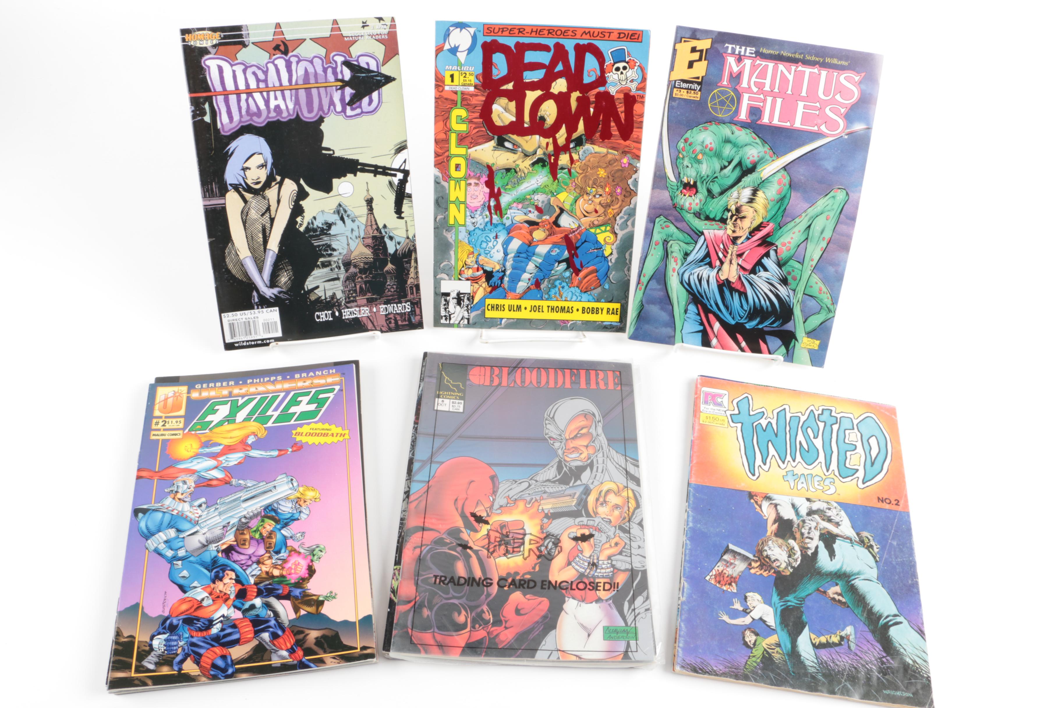 Assorted Modern Age Comic Books featuring "The Mercenary Sea"