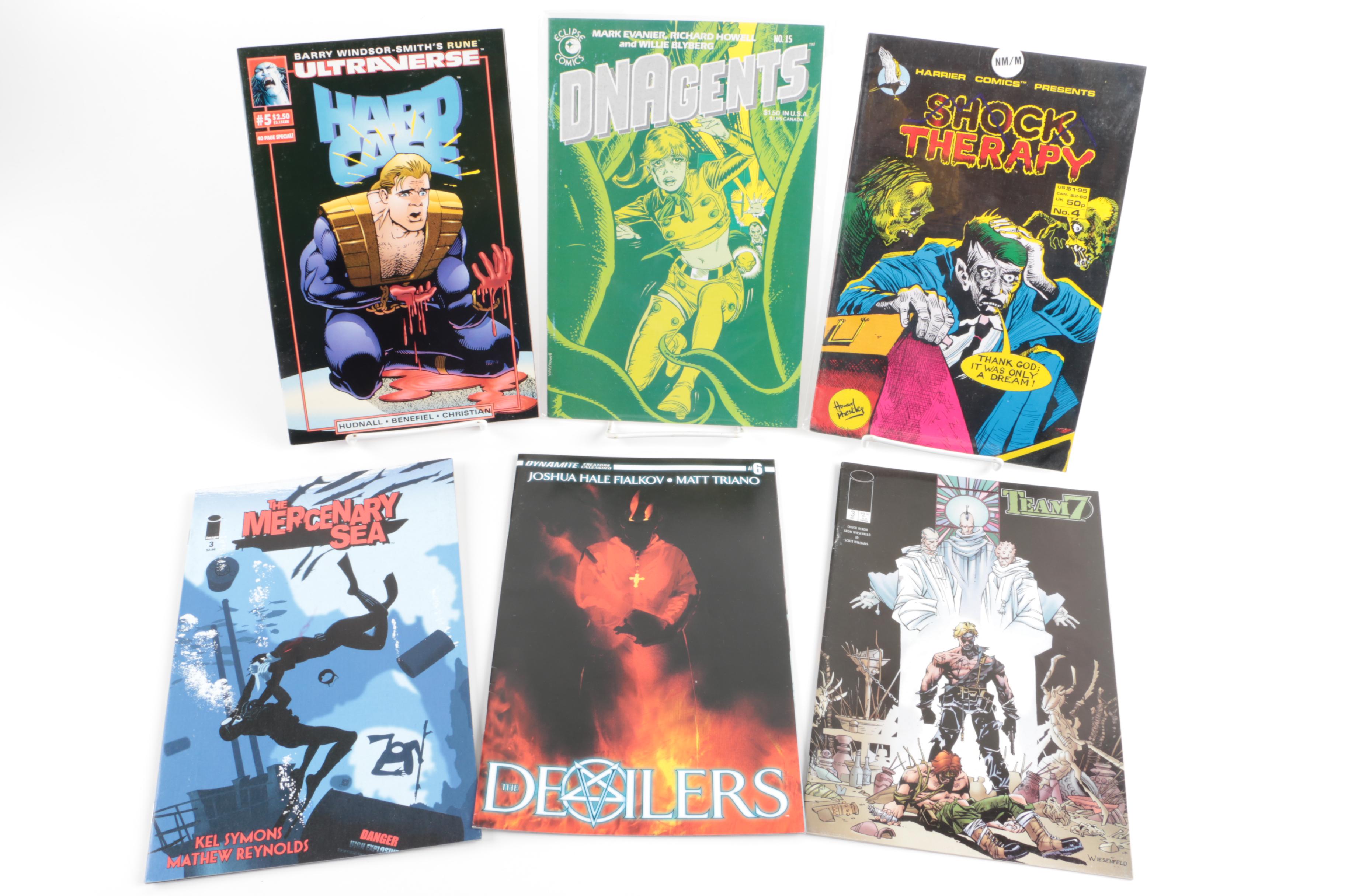 Assorted Modern Age Comic Books featuring "The Mercenary Sea"