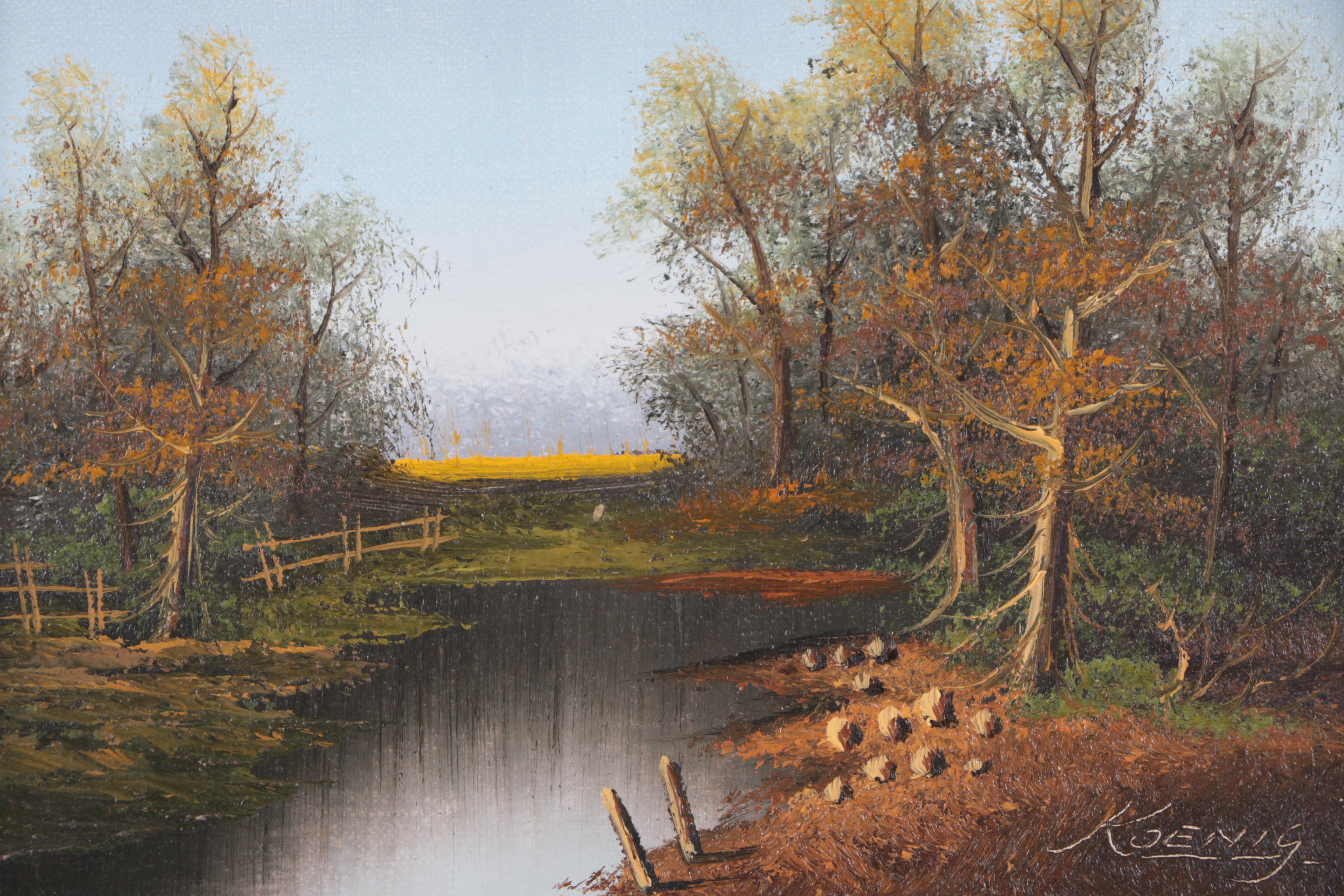 Koenig Oil Painting on Canvas Landscape