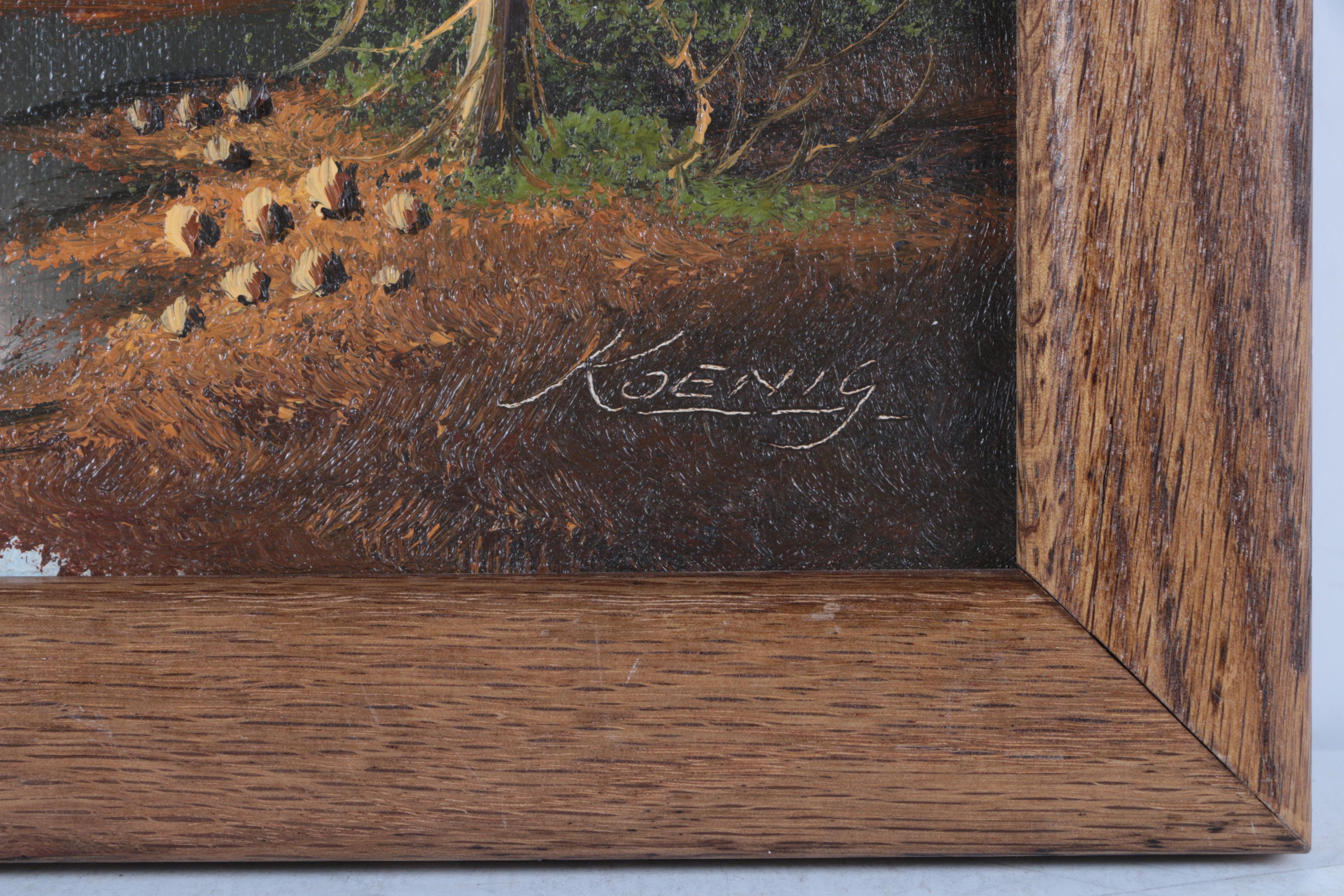 Koenig Oil Painting on Canvas Landscape