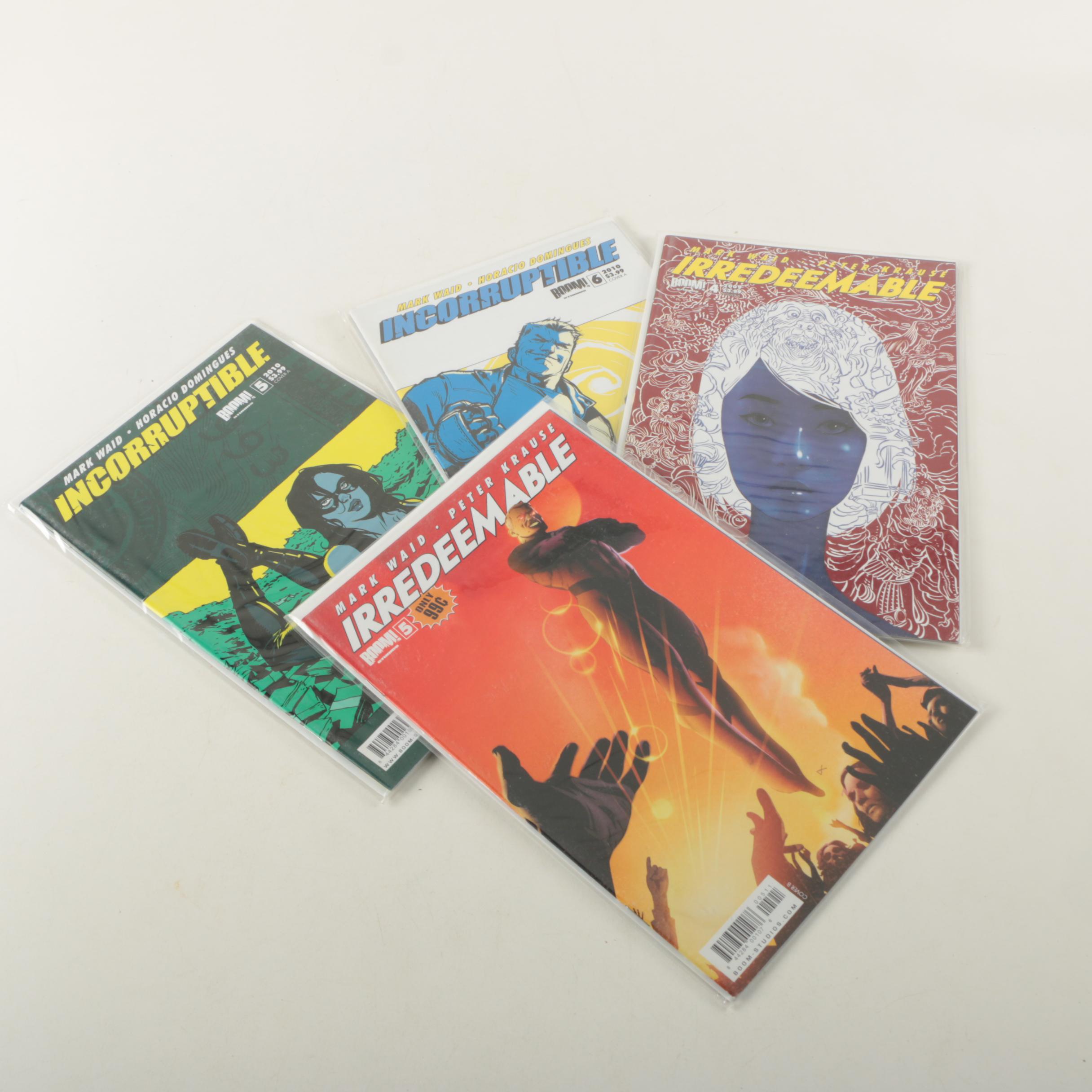 Boom Studios Comics Including "Irredeemable" and "Incorruptible"