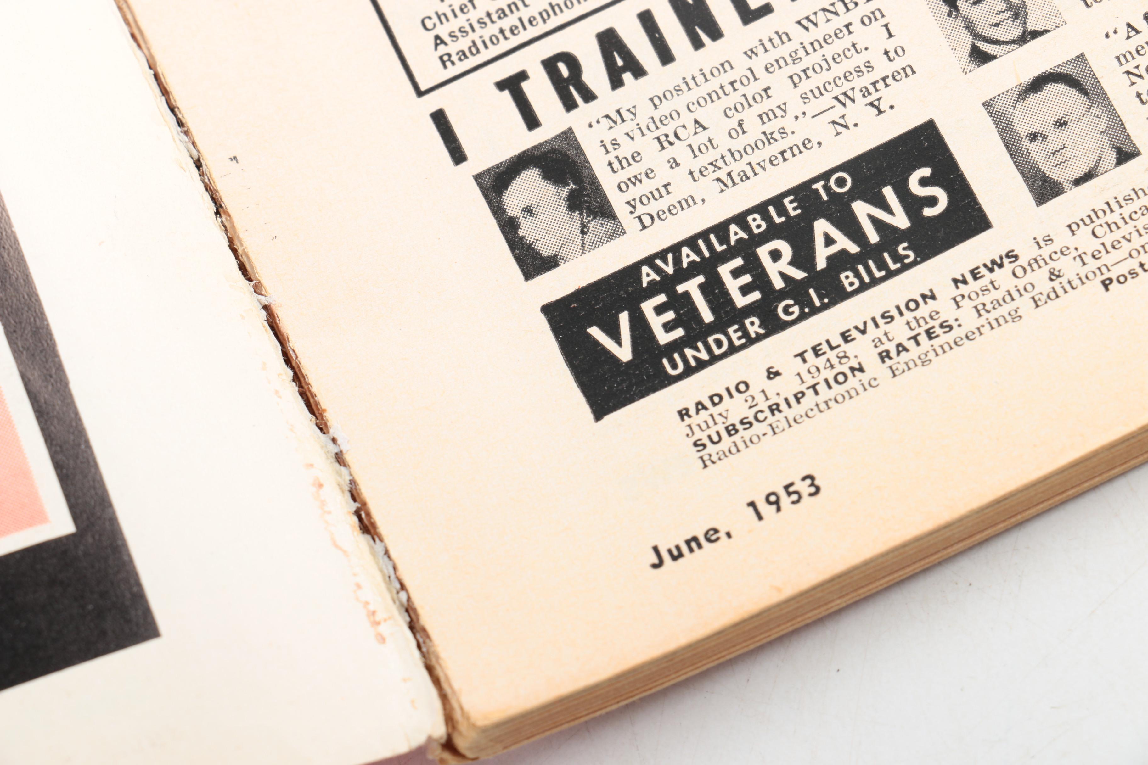 Collection of "Radio & Television News" Magazines